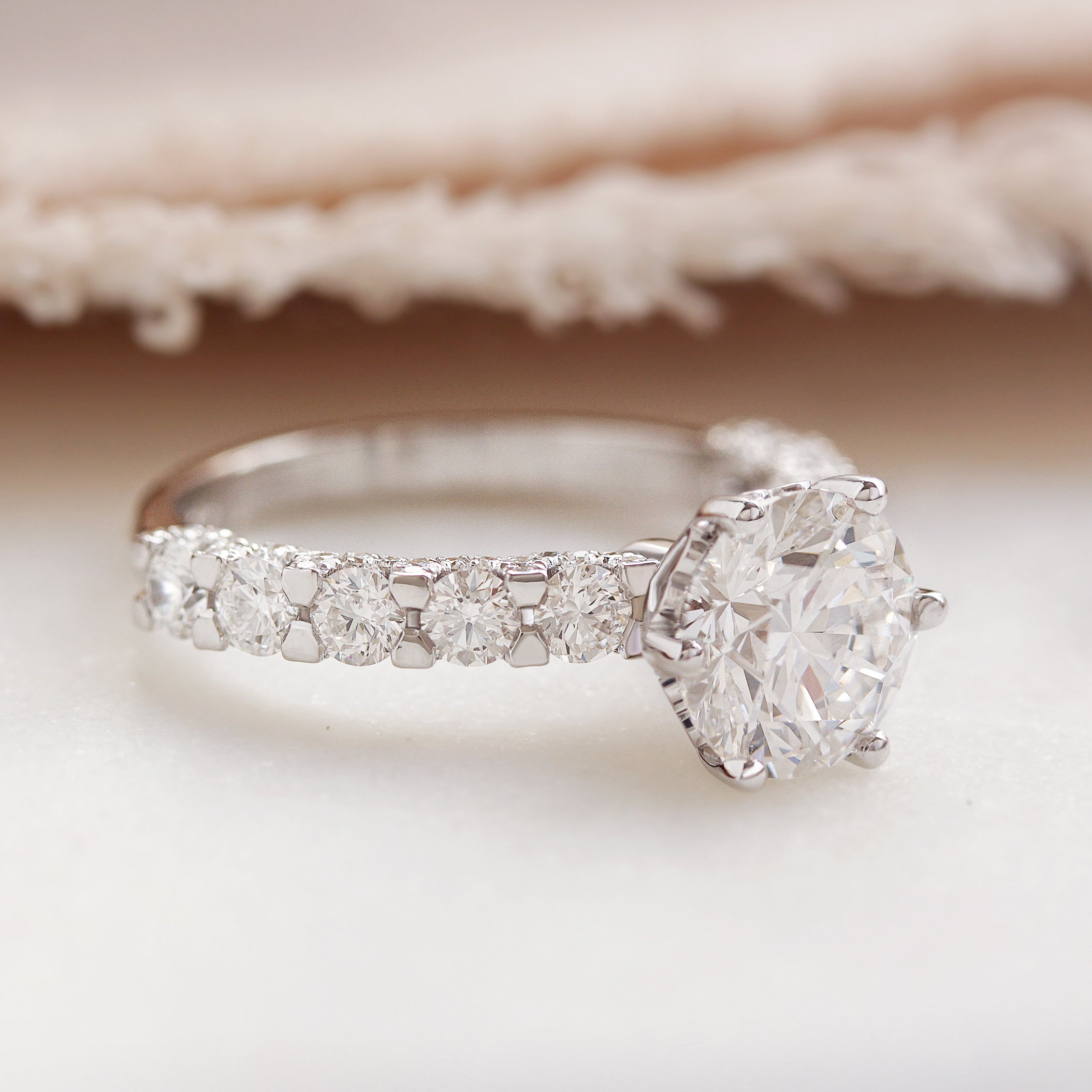 2 Carat Lab Diamond Engagement Ring - June ♥