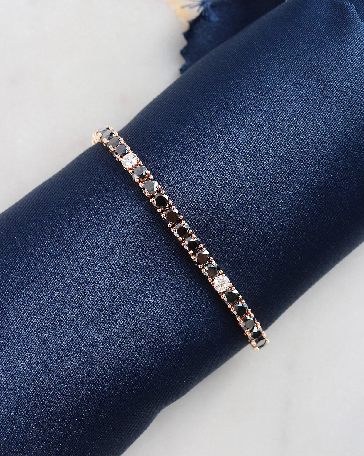 Black Diamond Tennis Bracelet, men jewelry, tennis bracelet, black diamonds