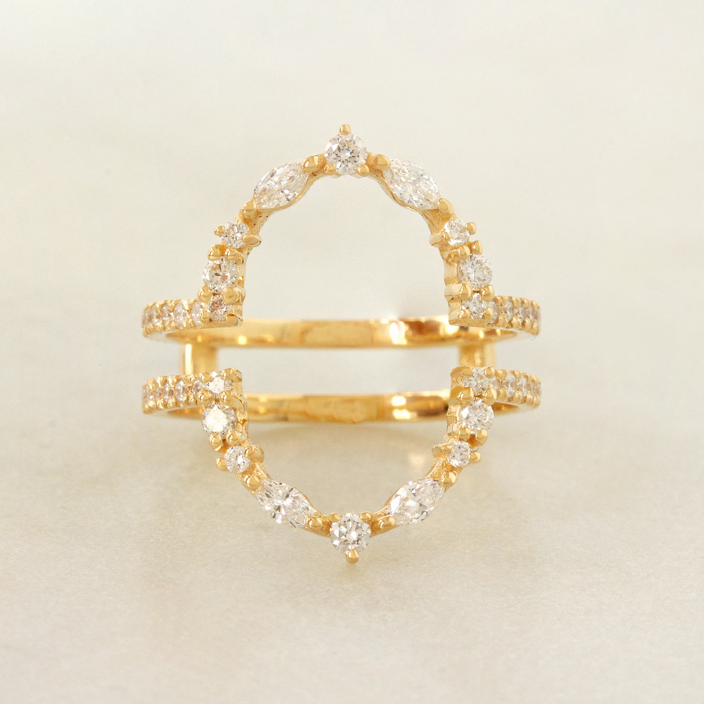Diamond Ring Guard Nesting Ring Wrap Enhancer Charlotte