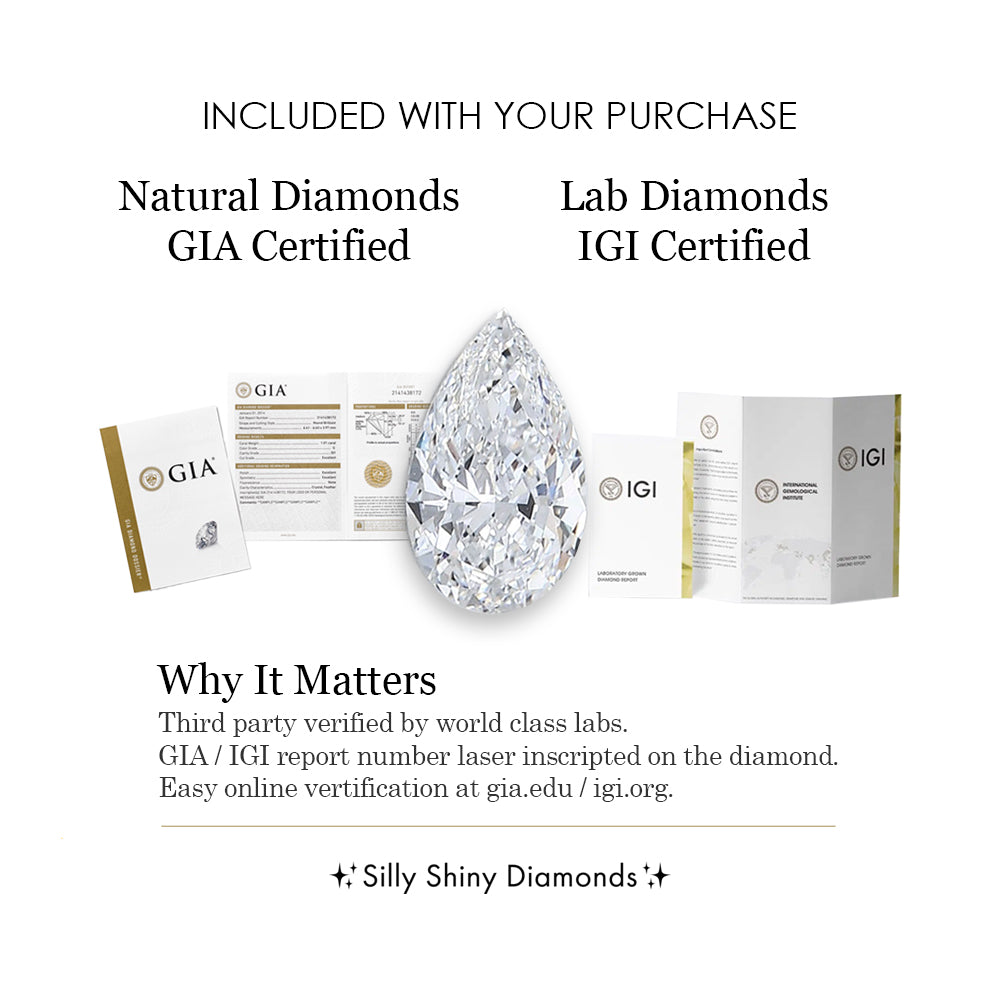 2.5ct Pear Shape Diamond Halo Engagement Ring With a Matching Diamond Nesting Wedding Ring, Zoe and Valeria