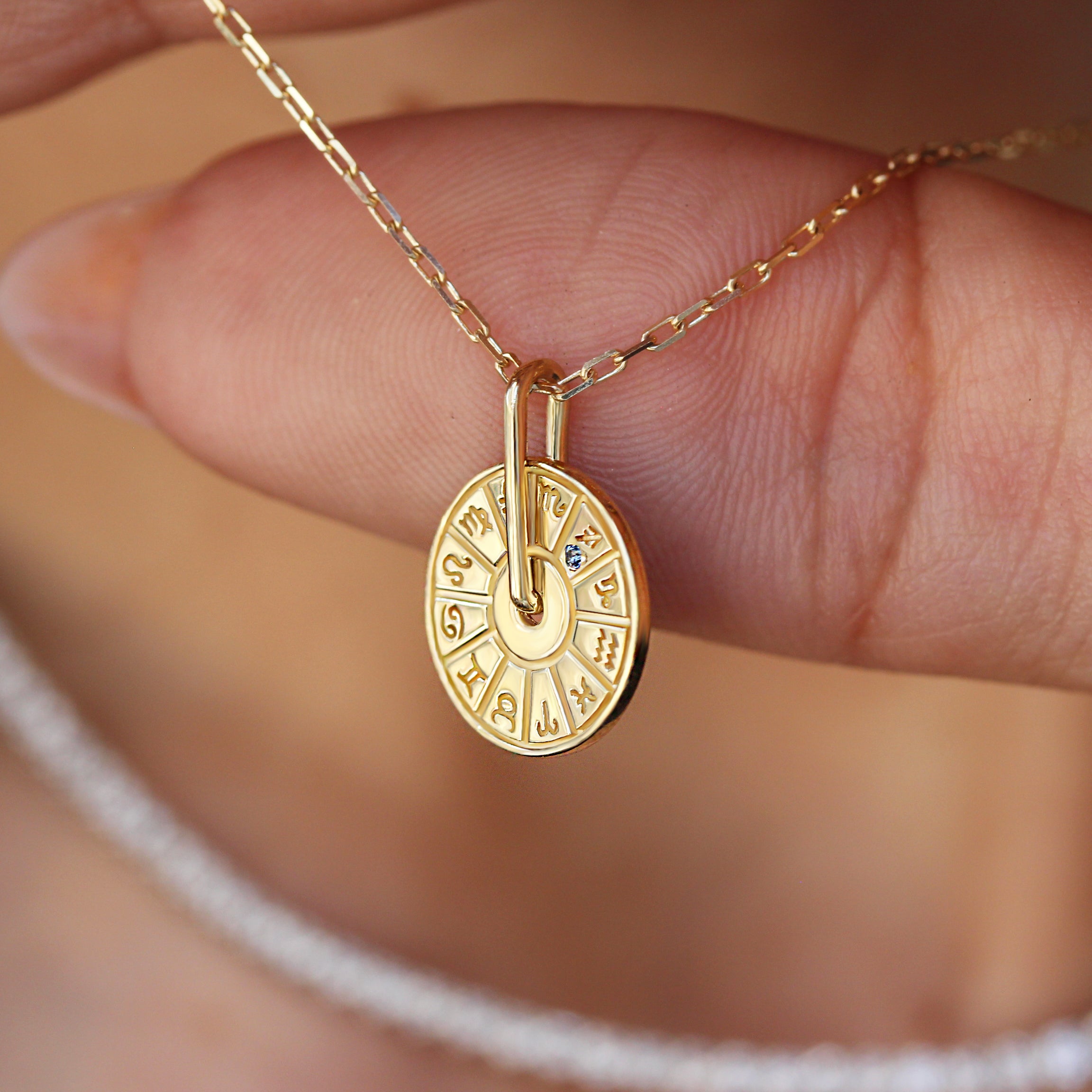 Personalized Zodiac Birthstone Pendant, Spinning Calendar Coin Necklace, Zodiac Necklace, Birthstone Pendant, Astrology Jewelry, Custom Zodiac Coin, Horoscope Necklace, Spinning Calendar Charm, Personalized Astrology Gift, Celestial Jewelry, Zodiac Sign Gift, Gold Zodiac Necklace, Birthday Gift for Her, Custom Horoscope Pendant, Zodiac Birthstone Necklace.