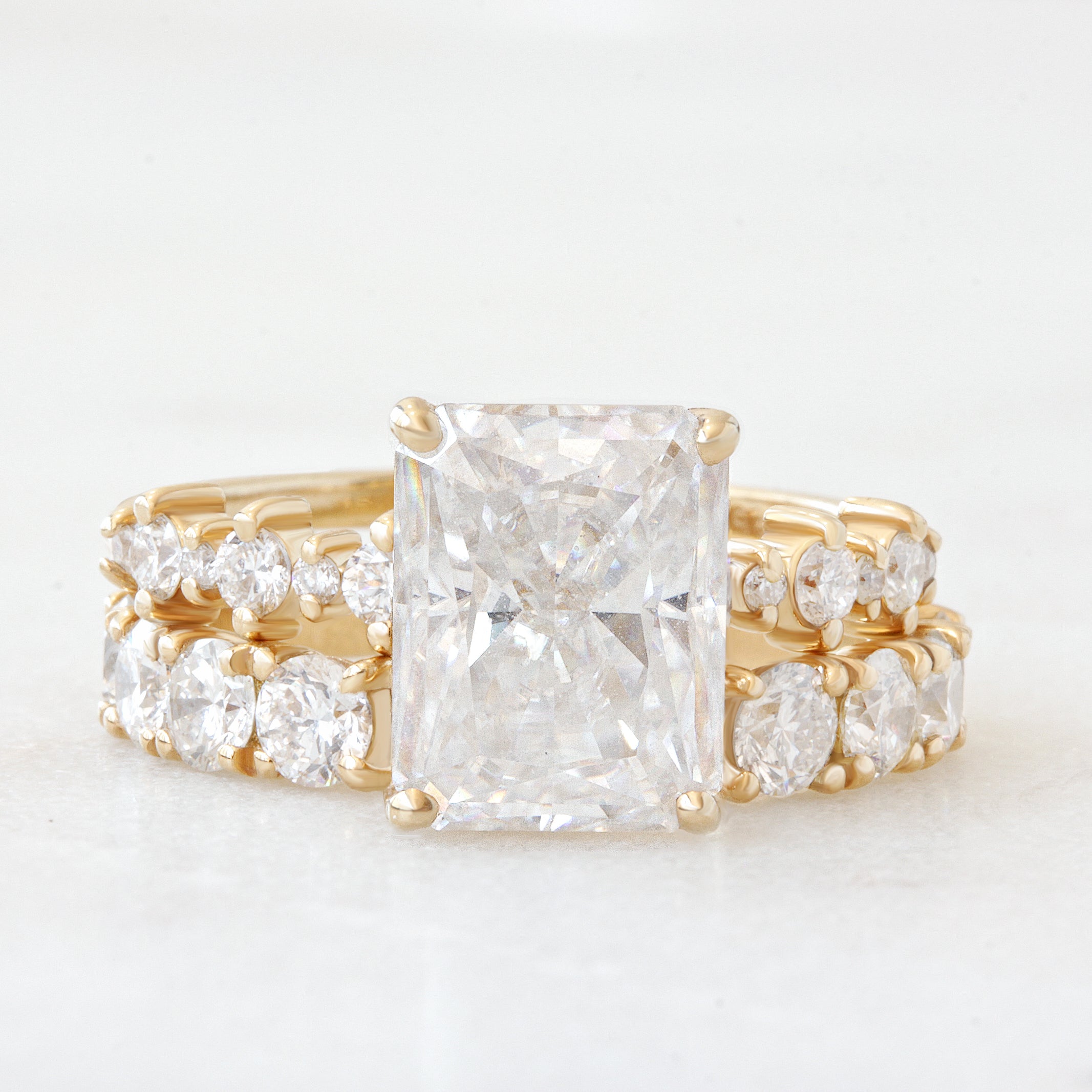 Diamond Open Cuff Ring