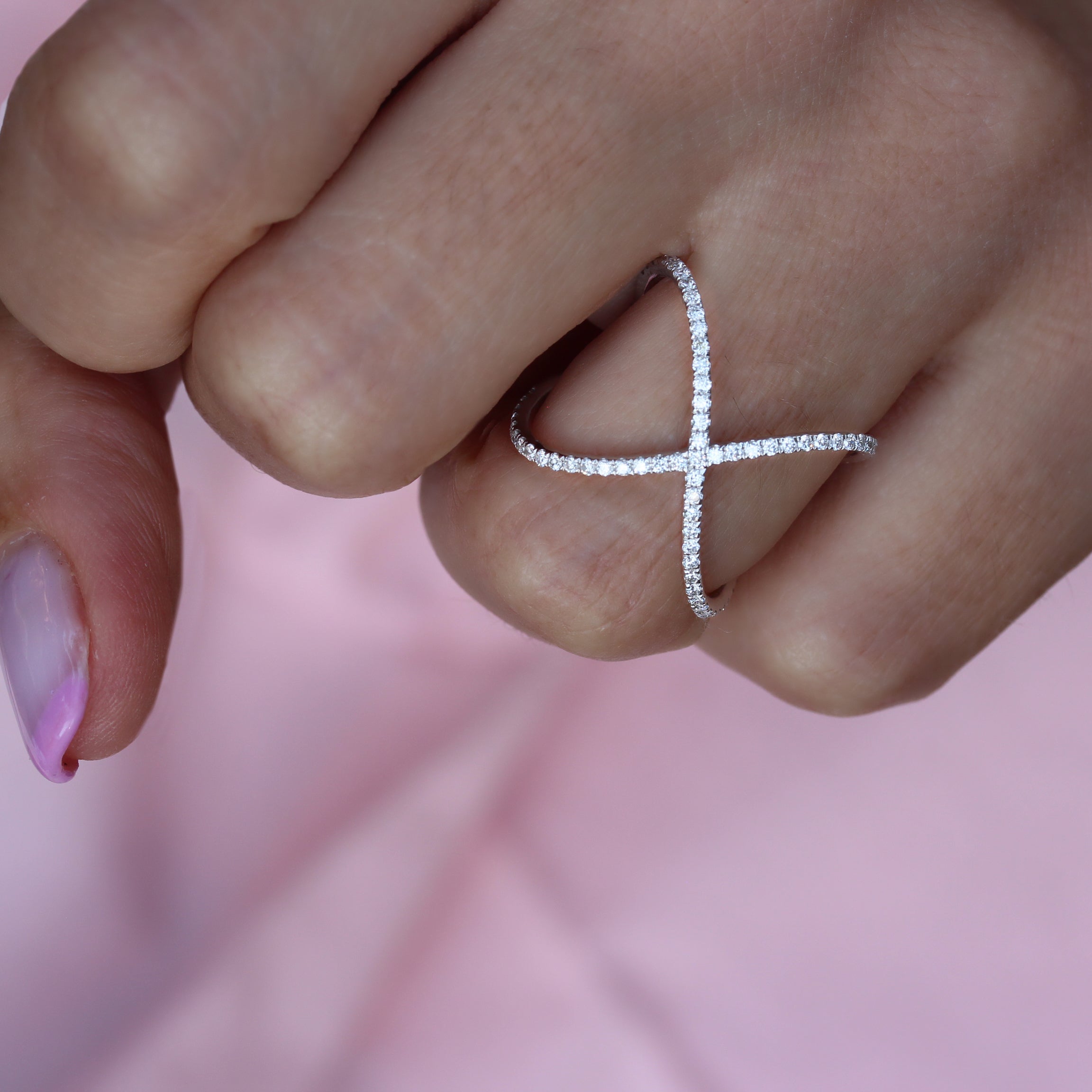 X-Ring Diamond Ring