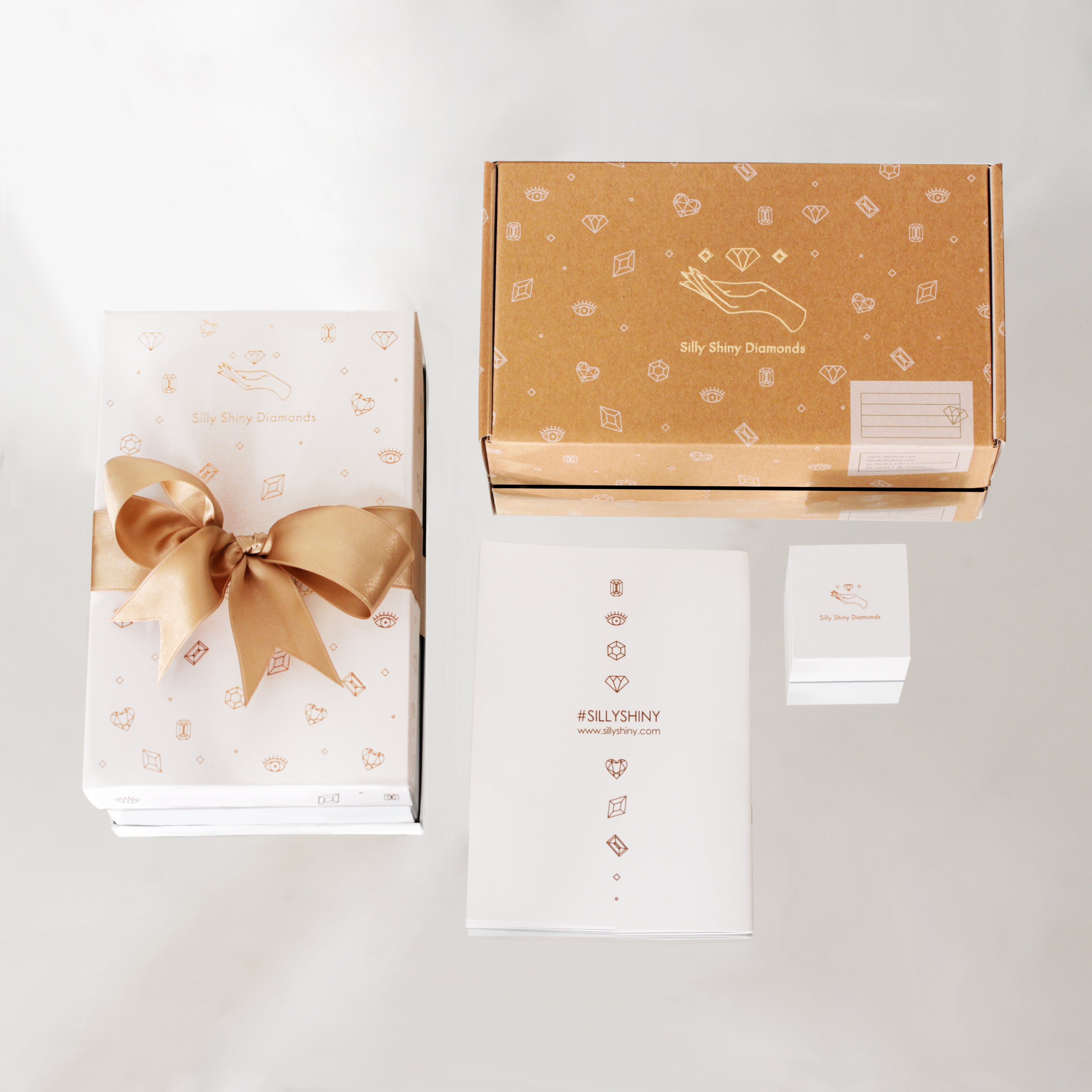 Small Infinity Knot Diamond Necklace