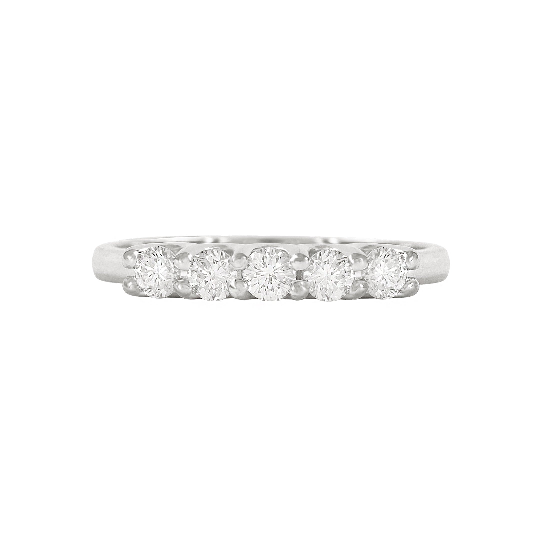 Five Diamond Anniversary Ring Basic