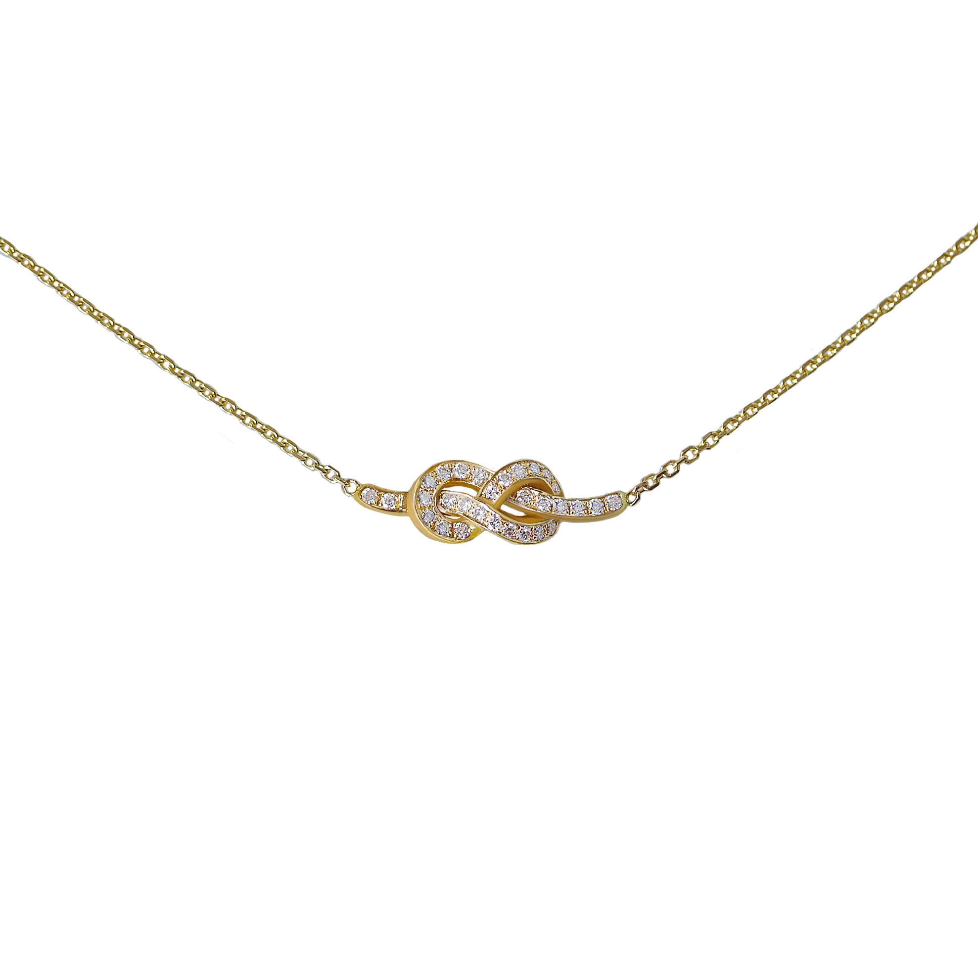 שרשרת פטיט אינפיניטי Love Knot Diamond Chocker