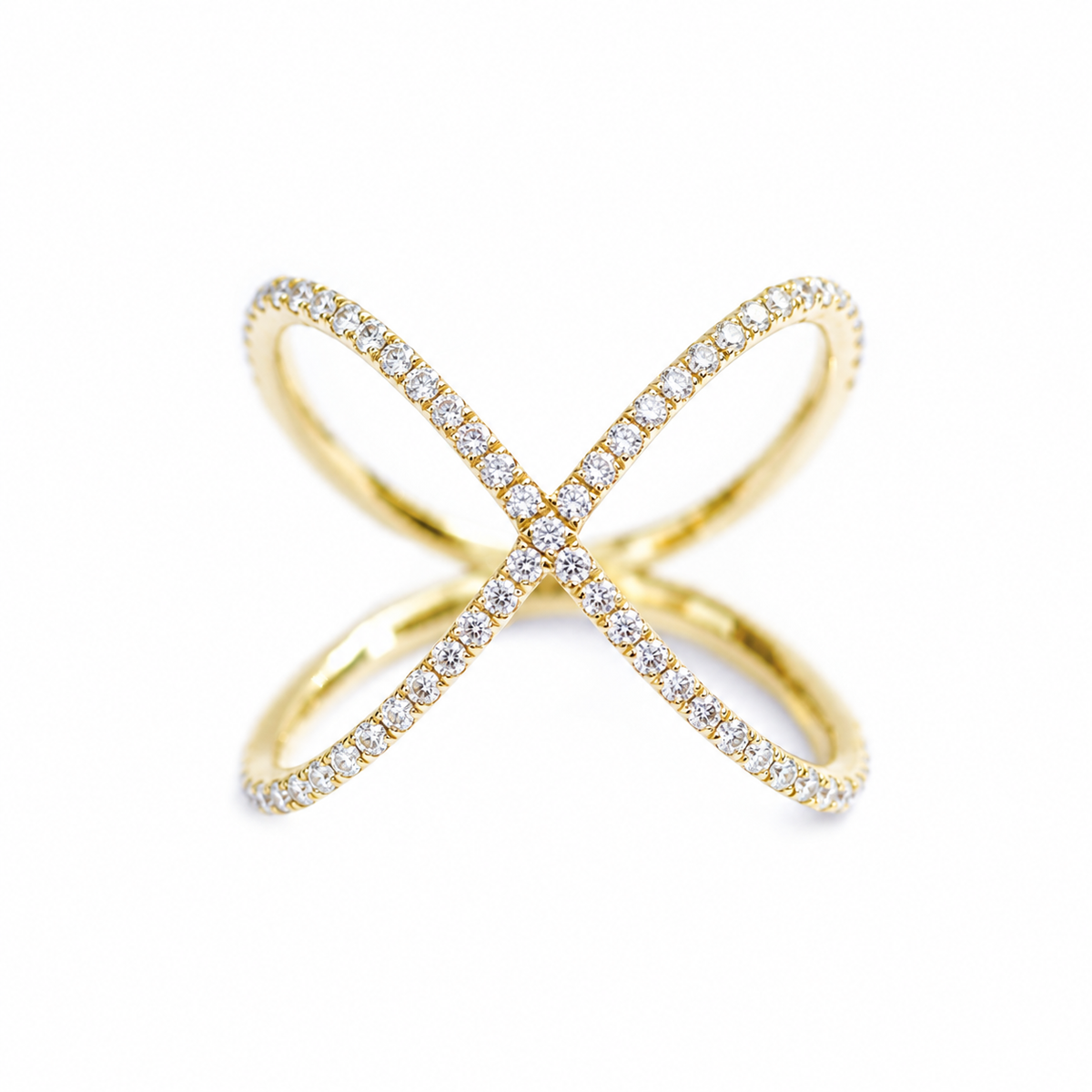 X-Ring Diamond Ring