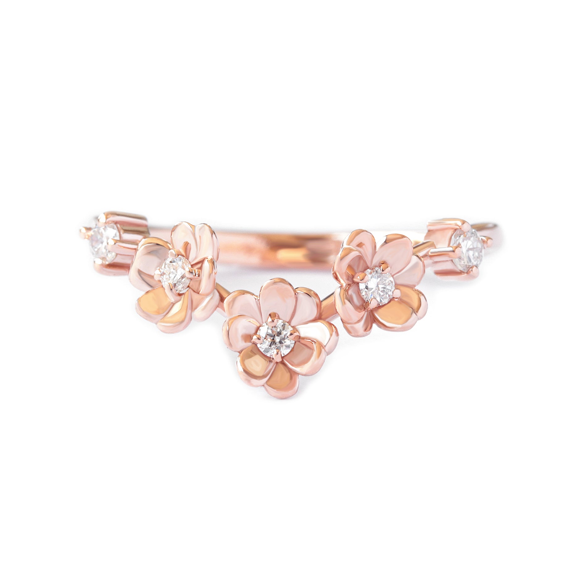 Flowers Nesting V Ring Magnolia ♥