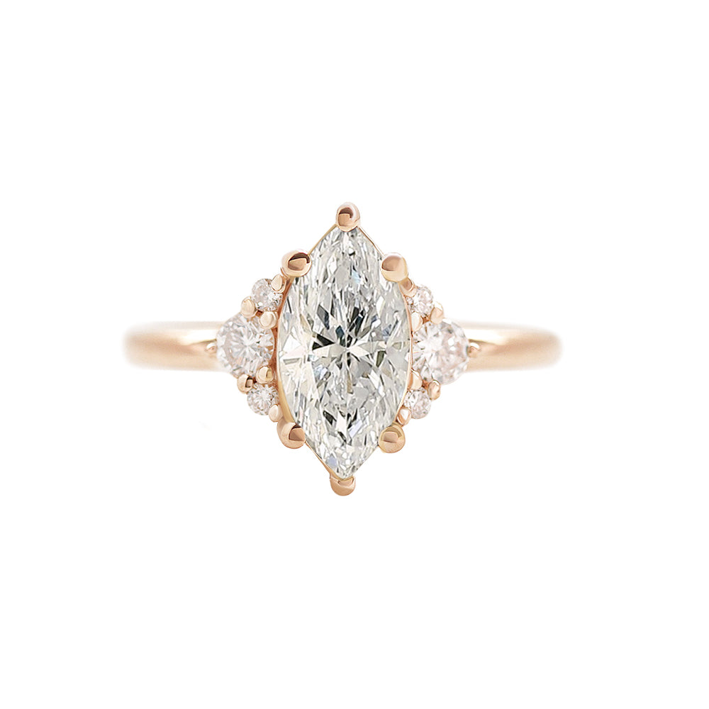 1 carat Marquise Diamond Engagement Ring, Isabella ♥