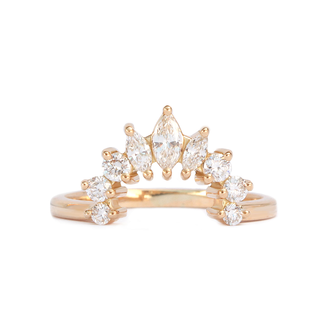 Art Deco Wedding Nesting Ring - Tessa ♥