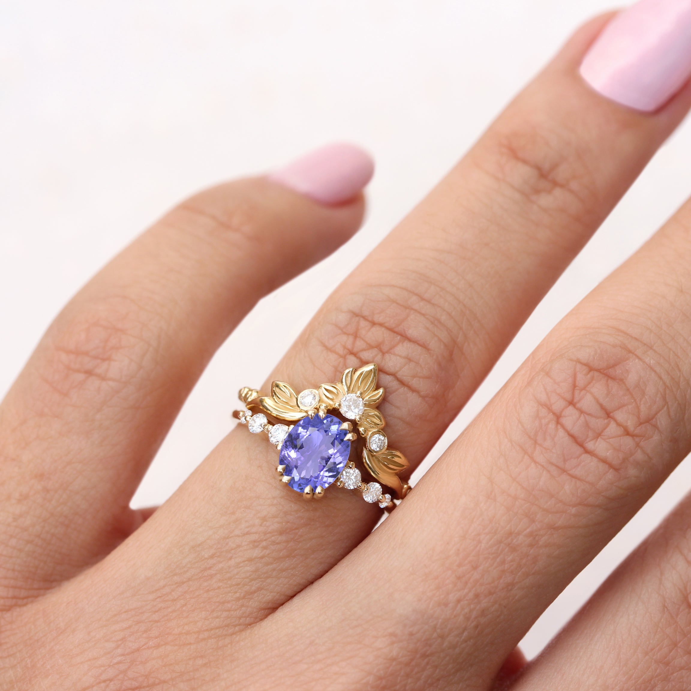 gemstone tanzanite anniversary band