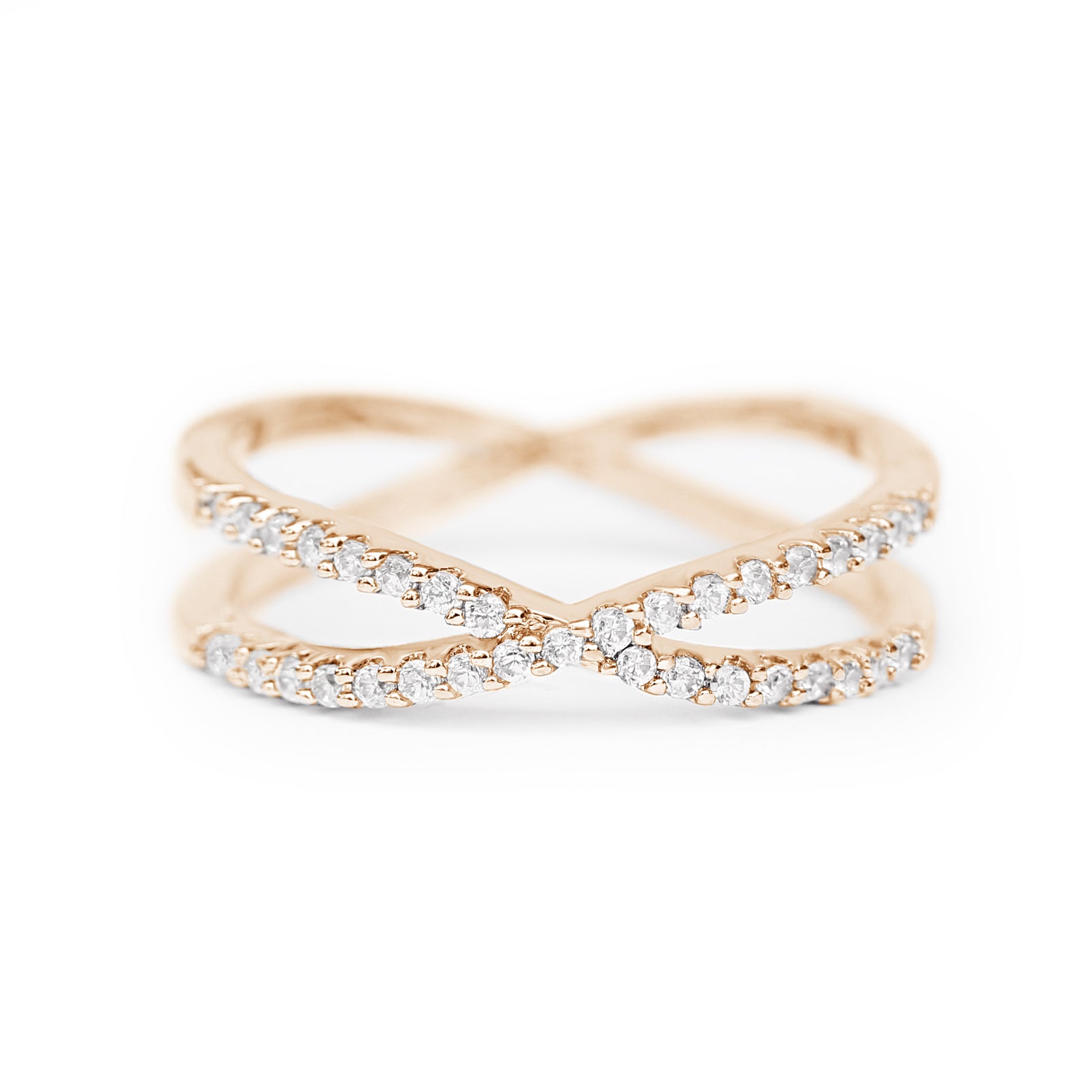 X Diamond Eternity Ring