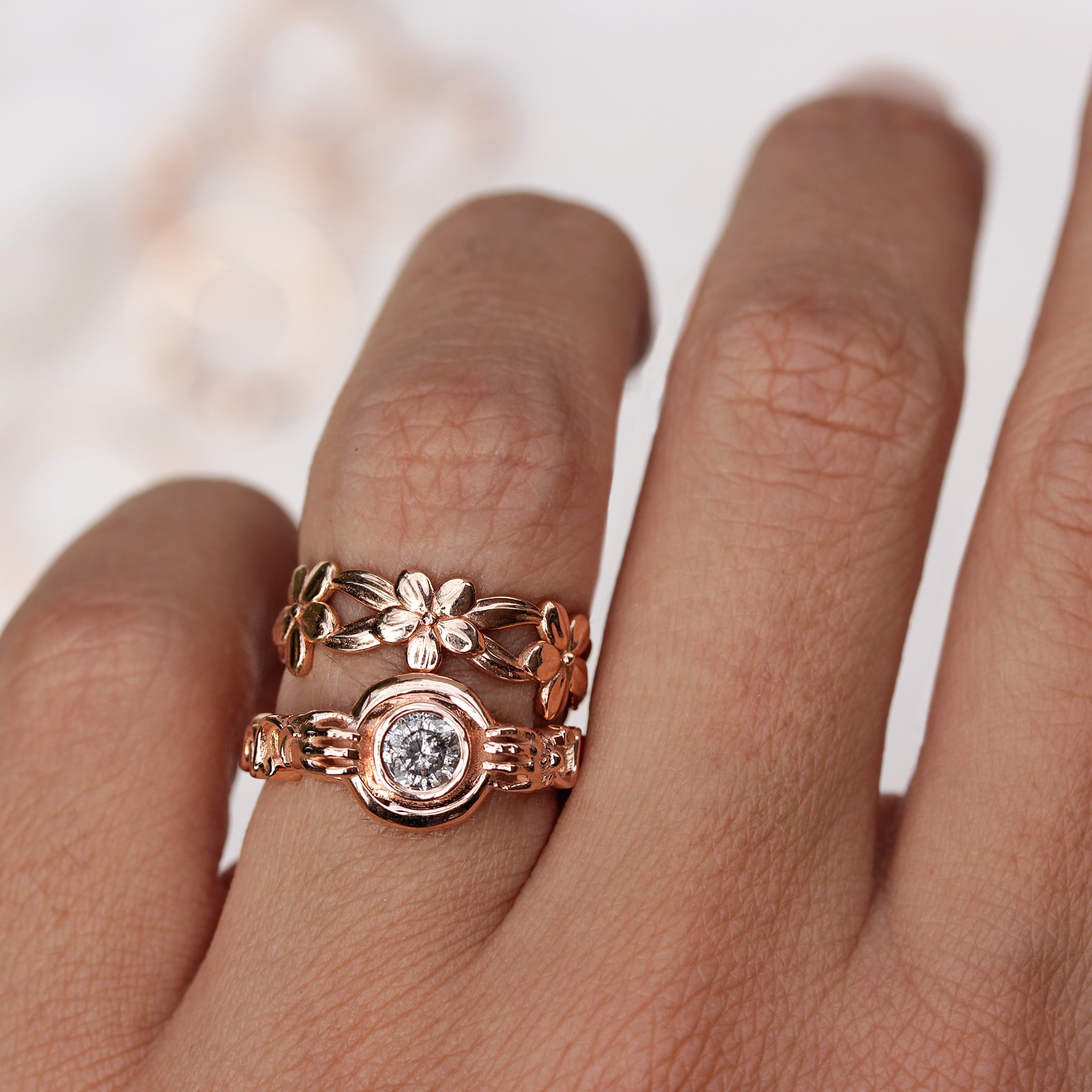 Hawaiian Flowers Jungle Unisex Wedding Band 2.0 - sillyshinydiamonds