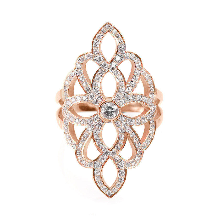 Sophia Lace Diamond Ring, - sillyshinydiamonds