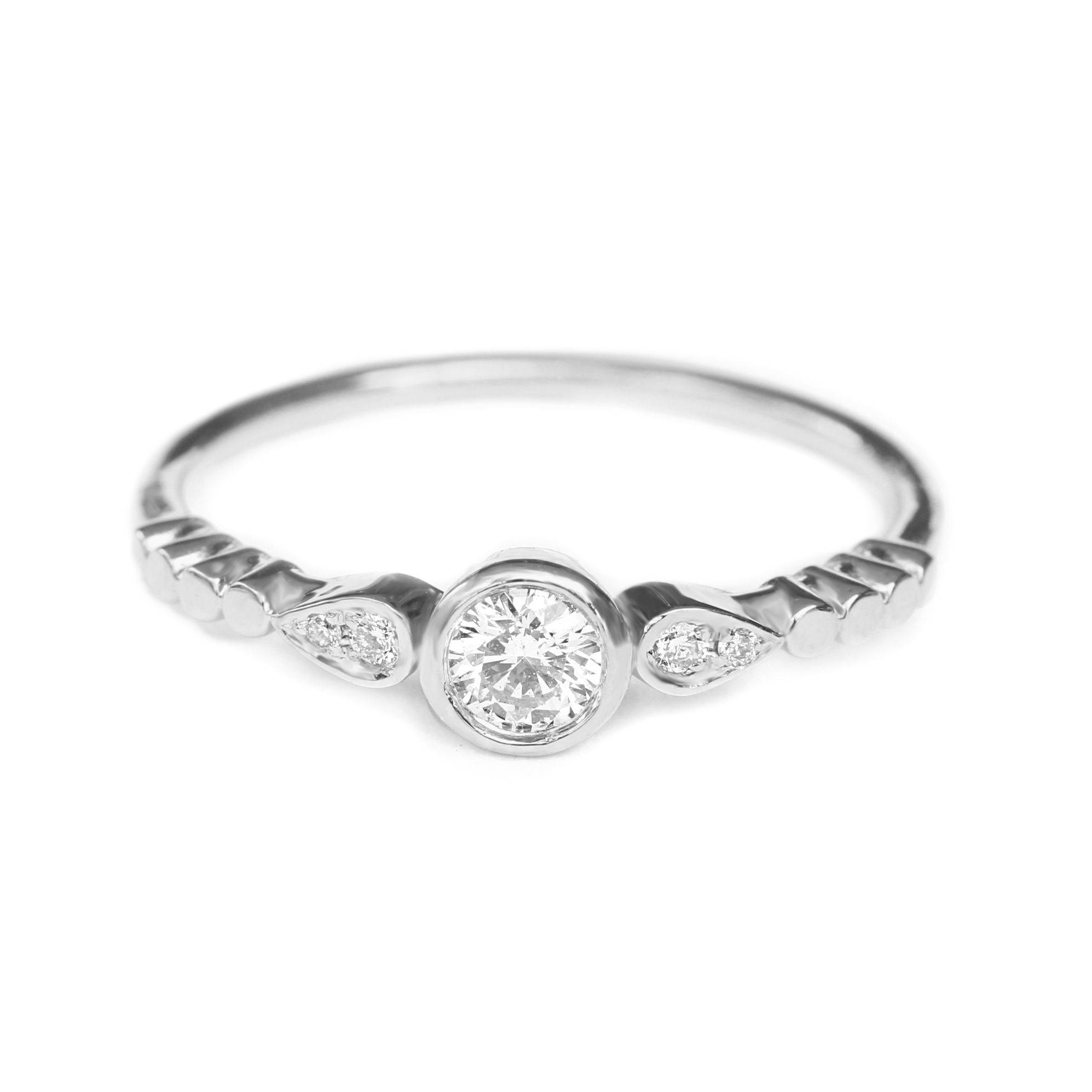 Milano Minimal Dainty Diamond Ring - sillyshinydiamonds
