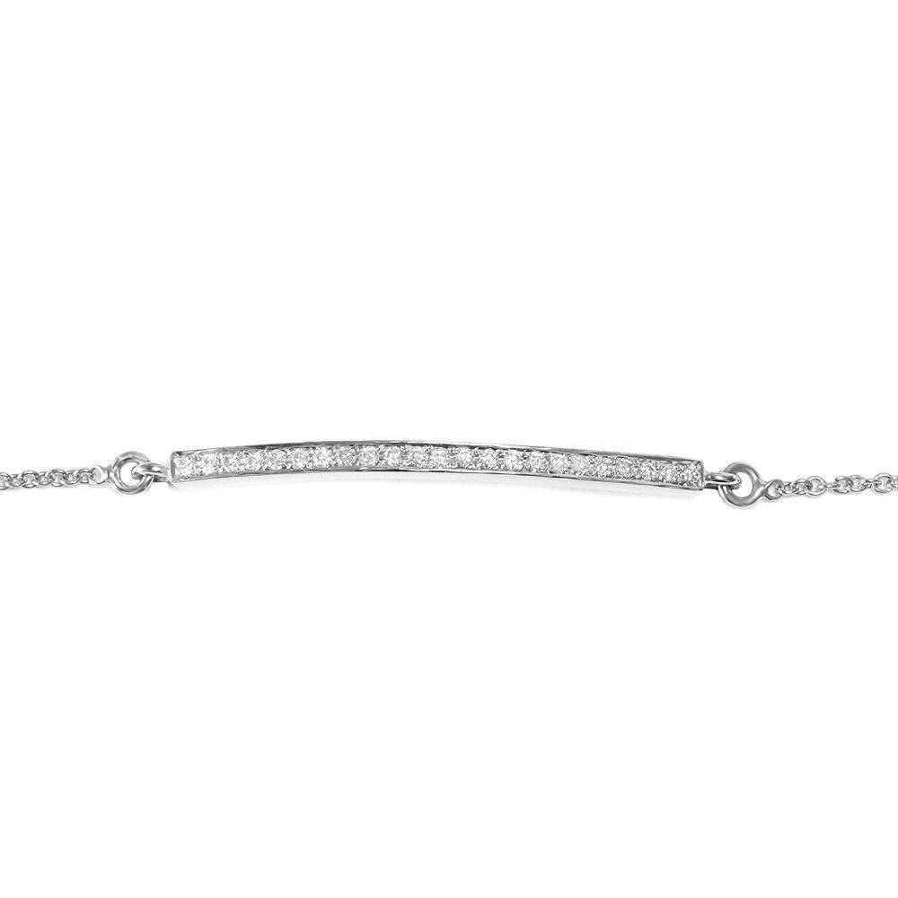 Diamond Bar Bracelet - sillyshinydiamonds