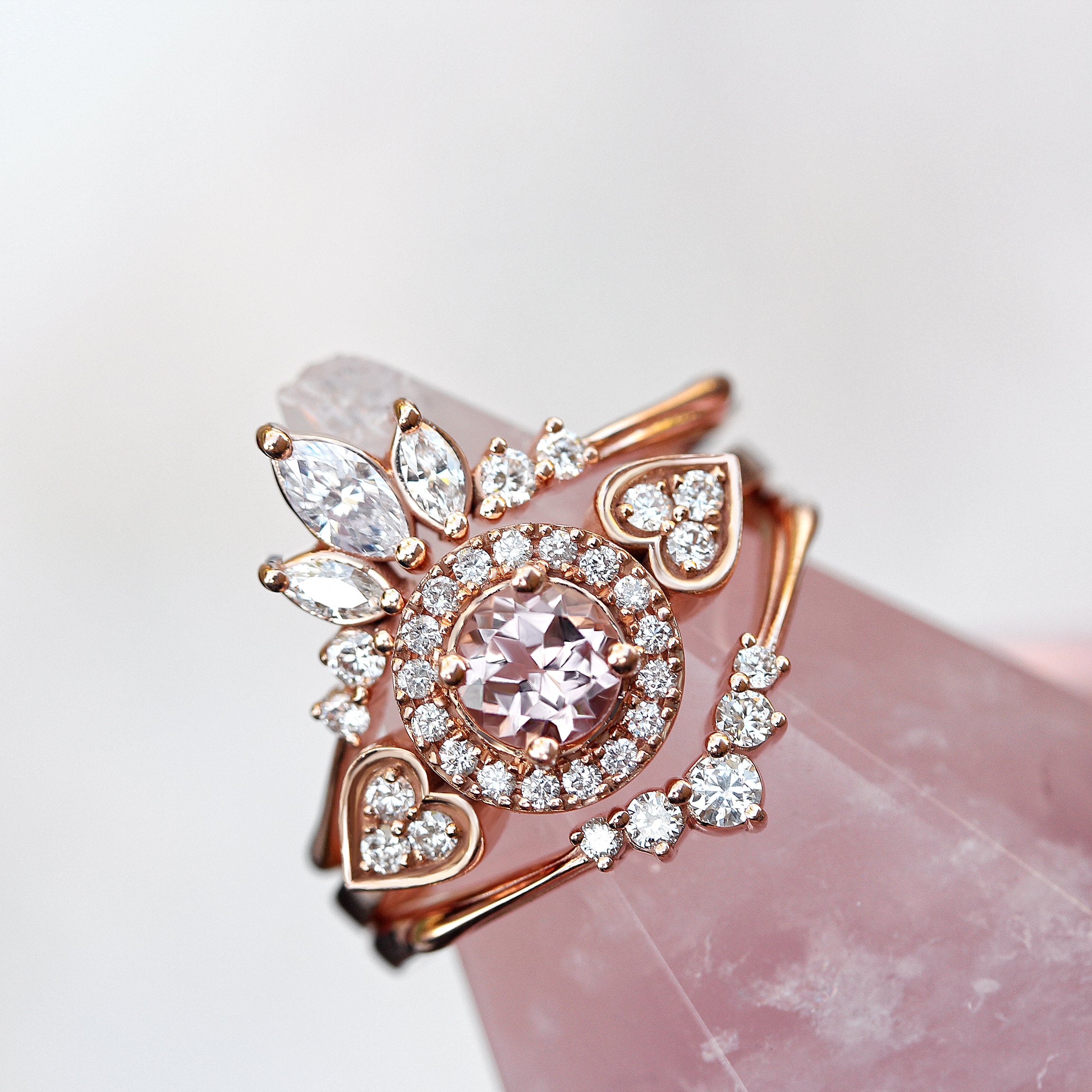 'Golden Snitch' unique Chevron Diamond Ring - sillyshinydiamonds