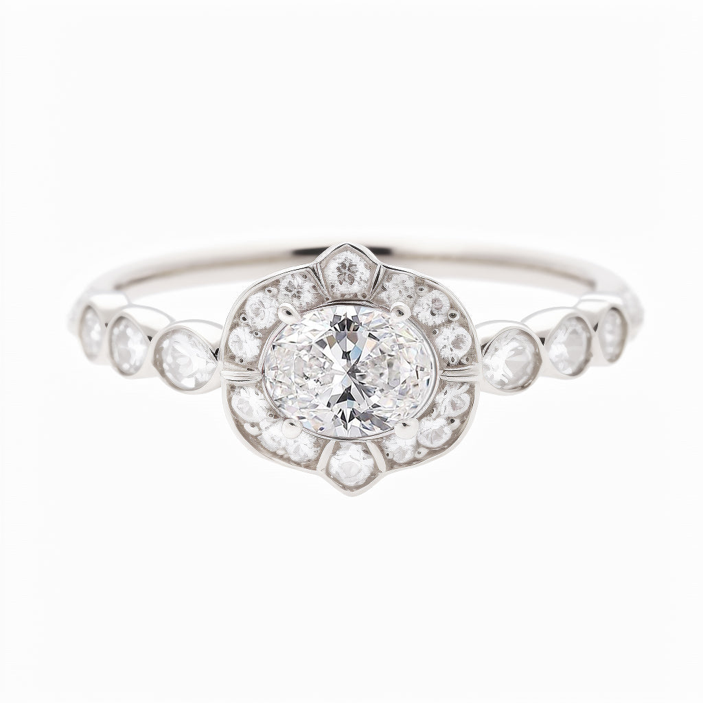 Oval Diamond Ring, Marigold ♥
