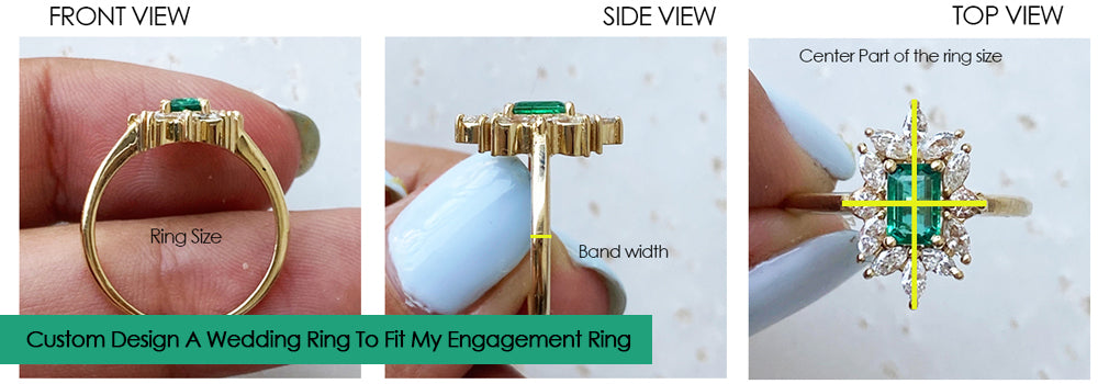 How we design a wedding ring to fit your engagement ring?