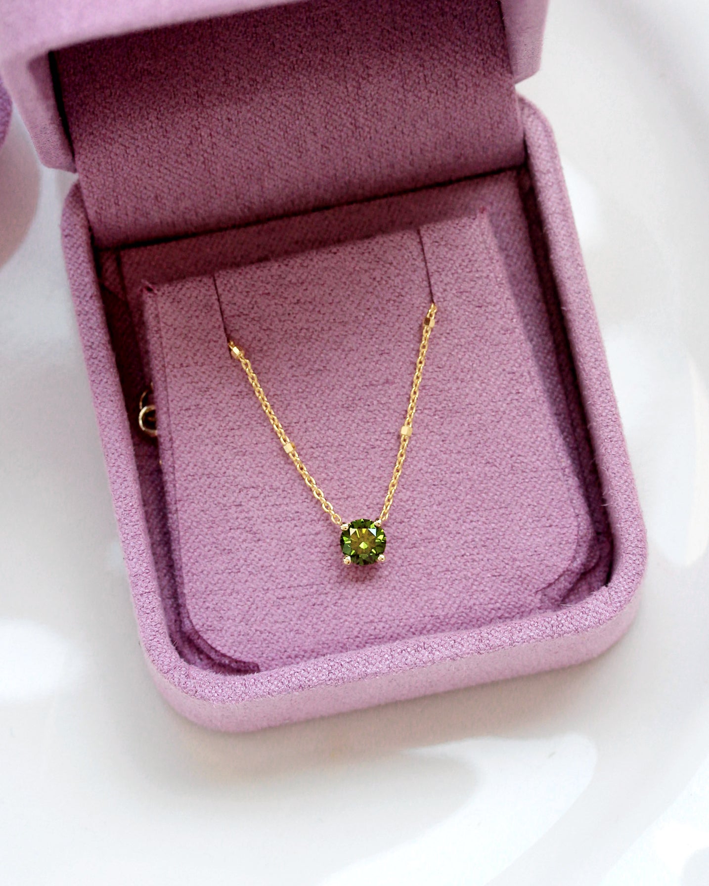שרשרת Pave Diamonds 5 משולשים גדולים ♥