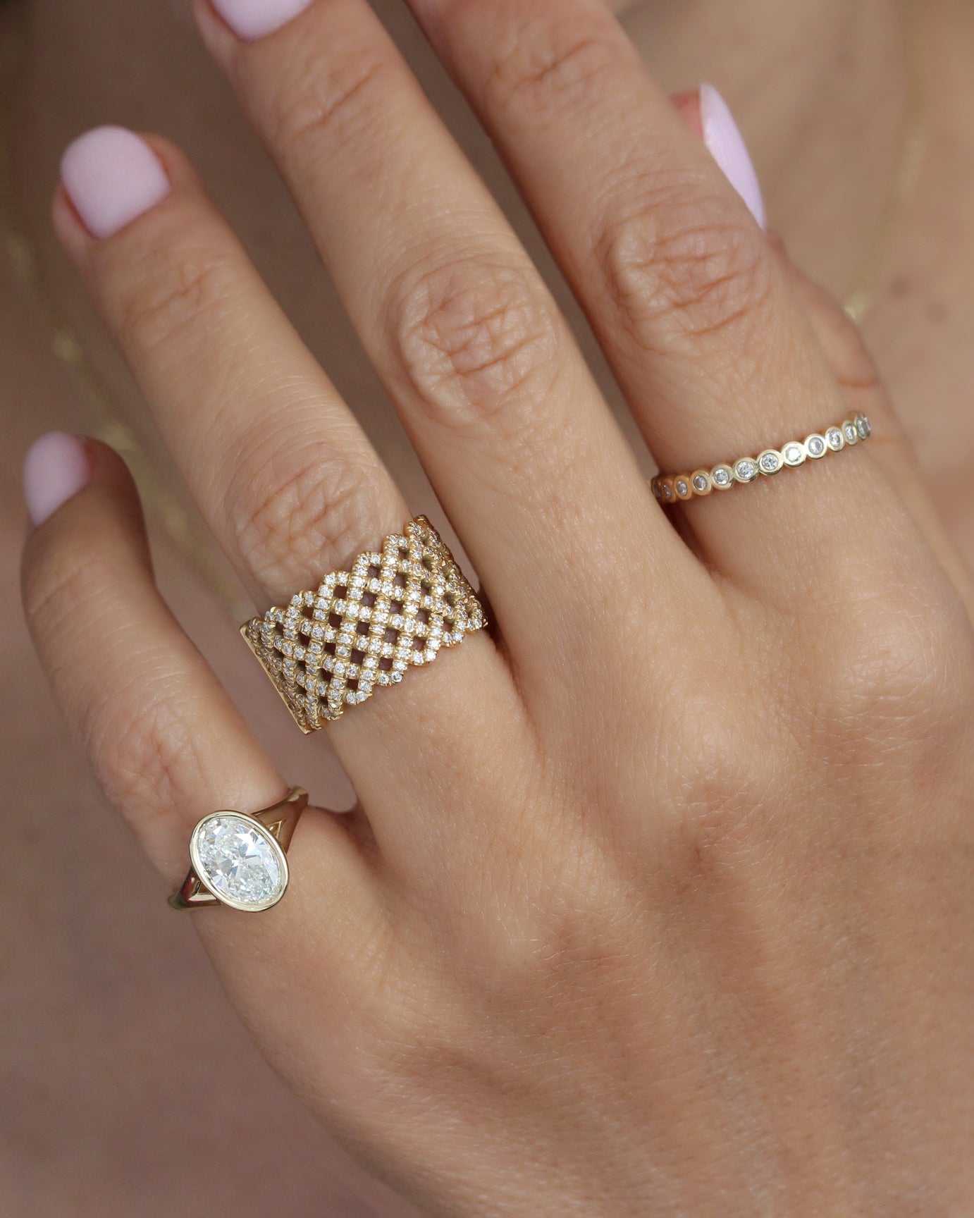 1.5CT Oval Lab Diamond Solitaire Engagement Ring, Bezel Set Split Shank, 1.5ct, oval, lab diamond, bezel set, solitaire, split shank.