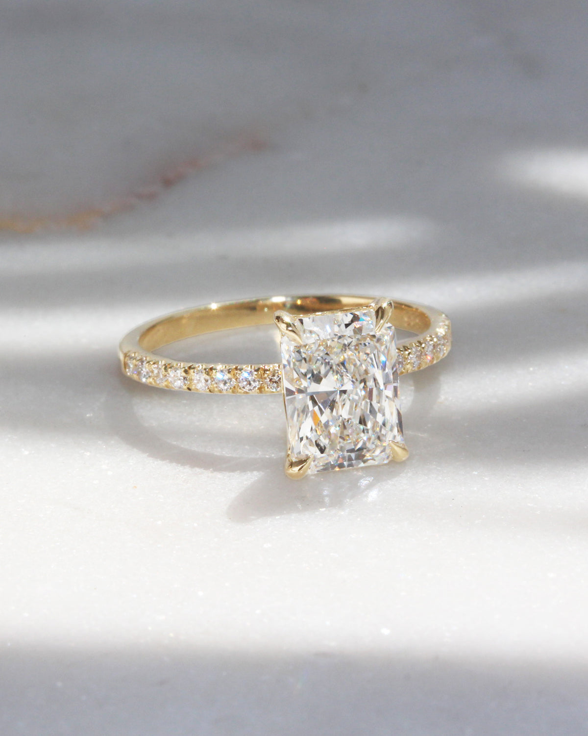 2ct Radiant Diamond Classic Engagement Ring