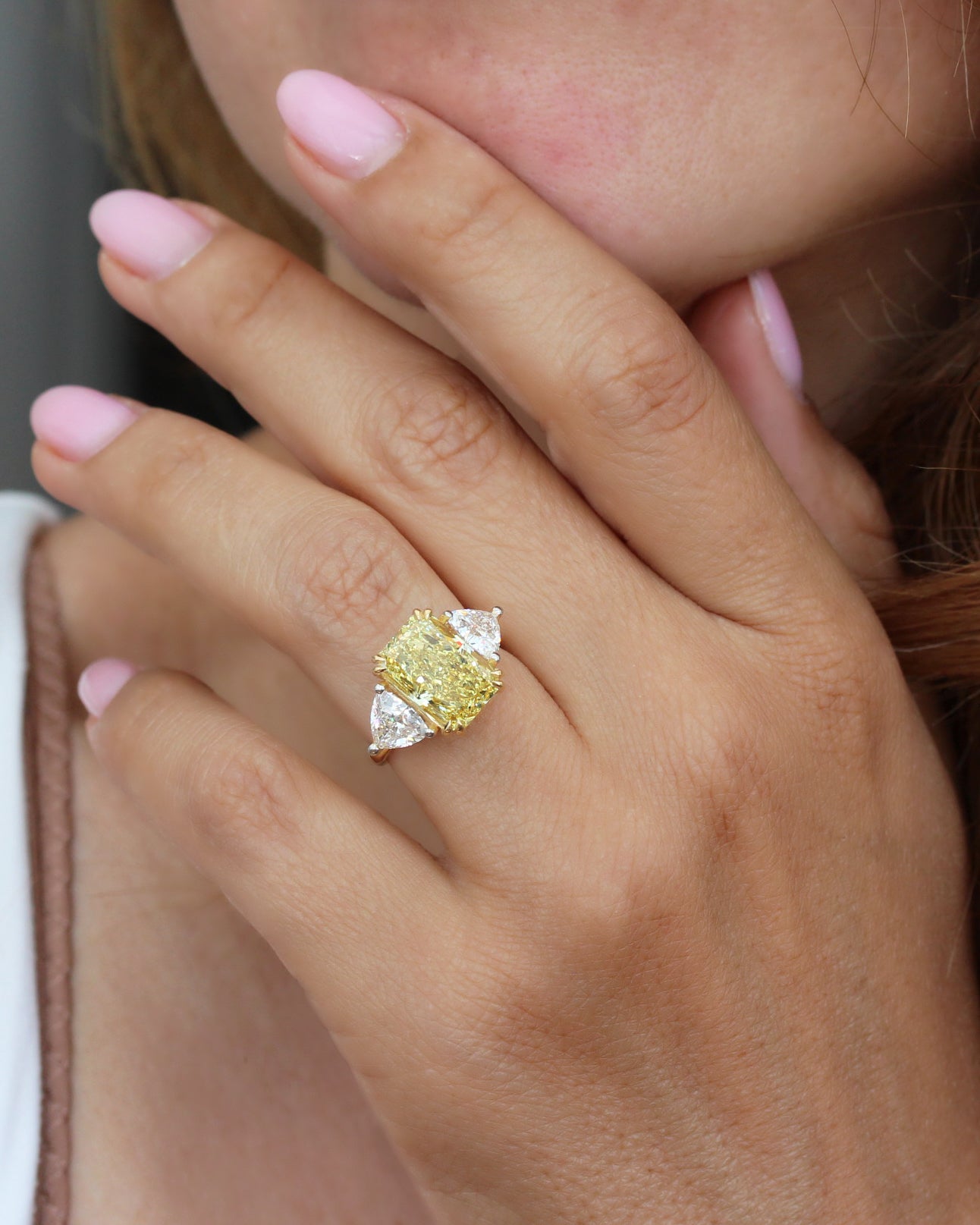 Marquise Diamonds 1.5 קרט, מסגרת טבעת אירוסין ייחודית Alicent