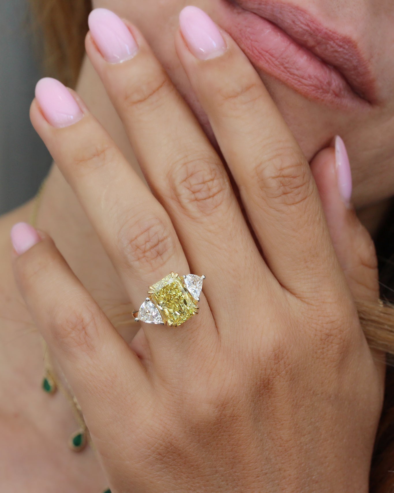 Marquise Diamonds 1.5 קרט, מסגרת טבעת אירוסין ייחודית Alicent
