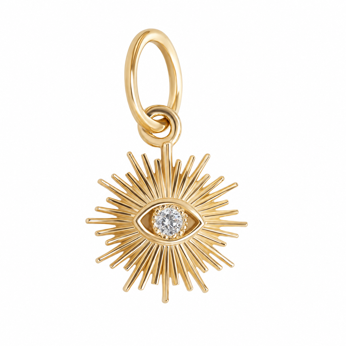 Evil Eye Sun Star Charm
