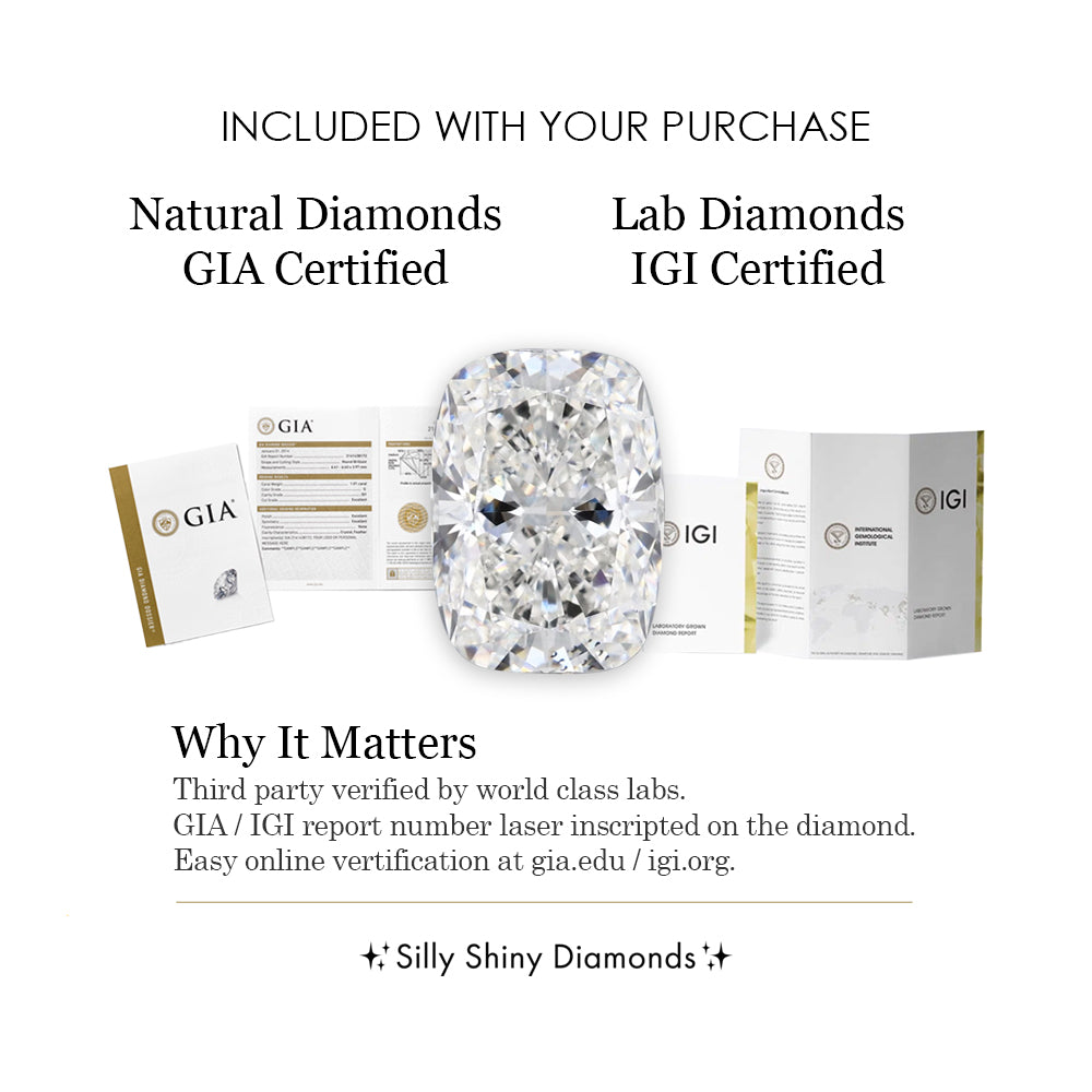 Cushion Cut Solitaire Bezel Set Diamond Engagement Ring - Grace