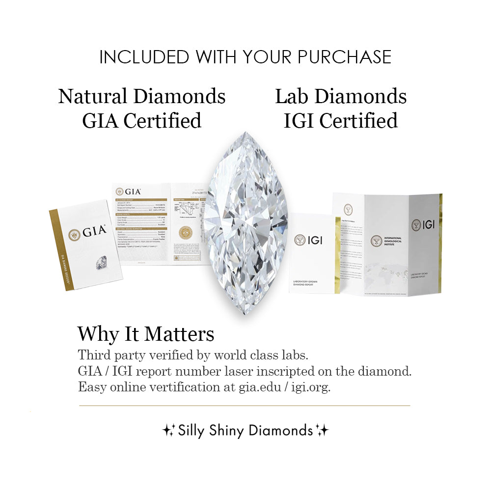 East West Marquise Diamond Solitaire 2.5mm Band Engagement Ring - Arya