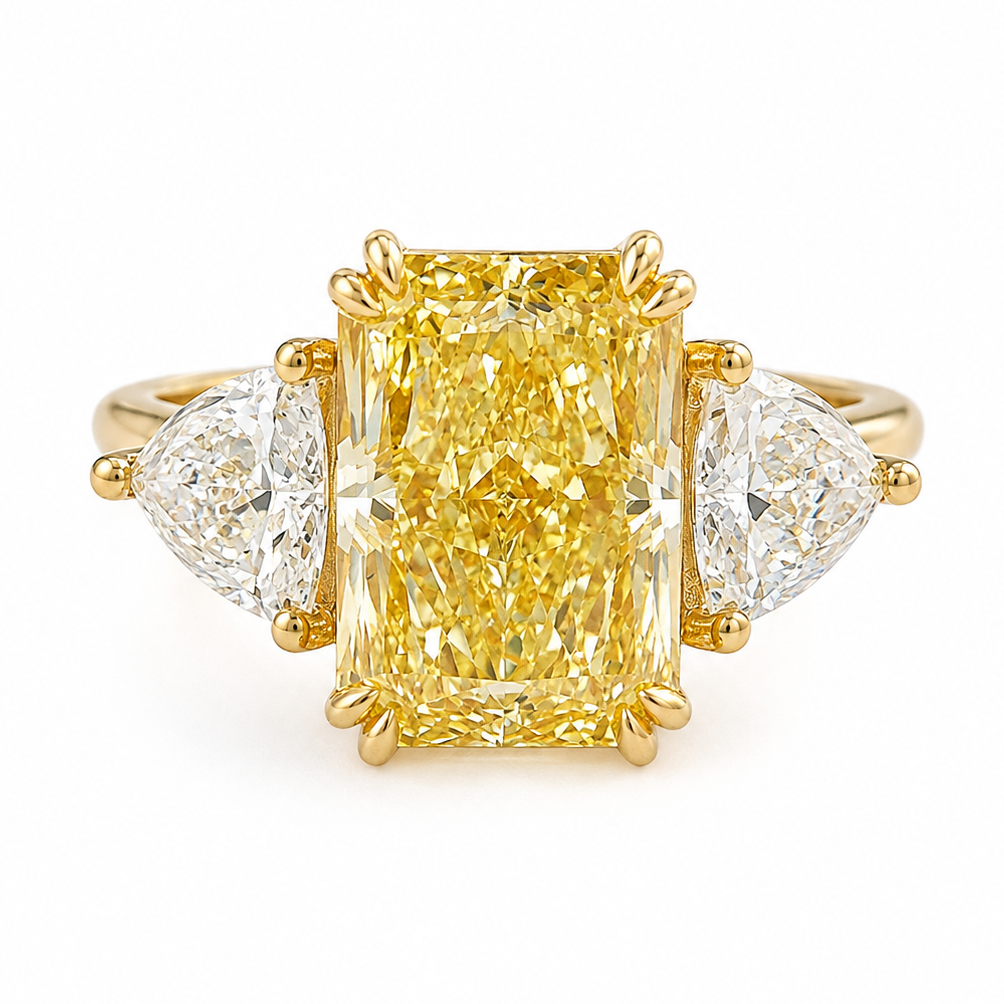 Marquise Diamonds 1.5 קרט, מסגרת טבעת אירוסין ייחודית Alicent