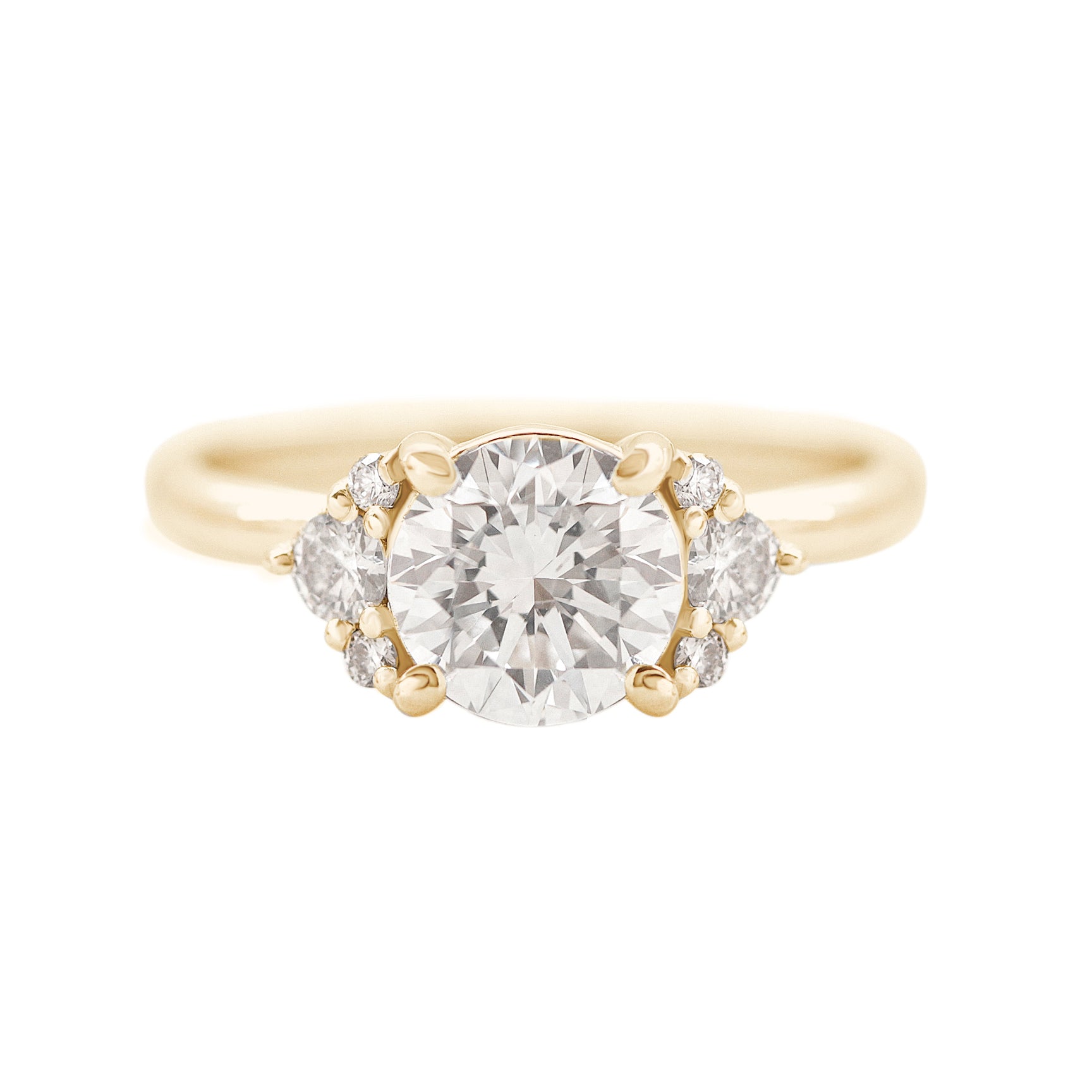 Round Diamond Classic Engagement Ring, Isabella