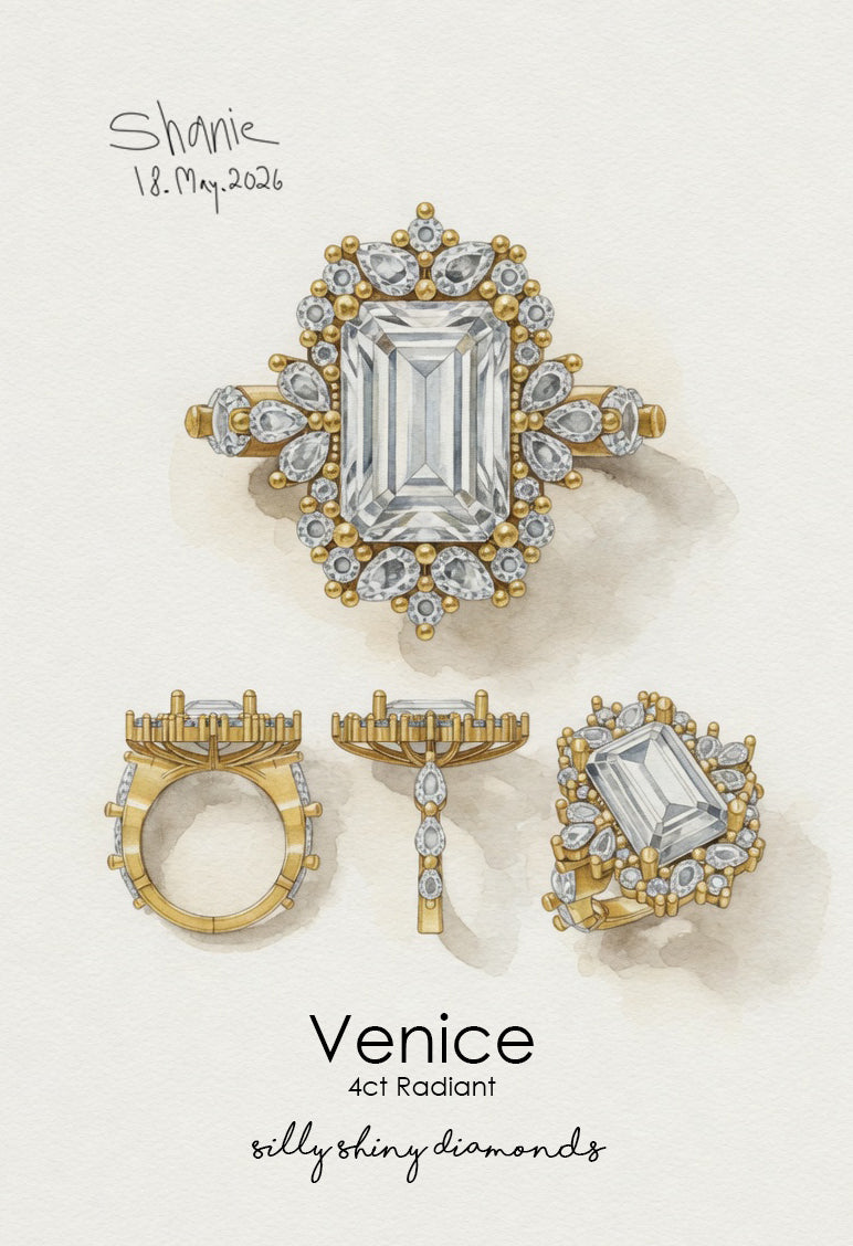 Private listing for James -  Custom Venice Ring, 14K Yellow Gold, Size 4.