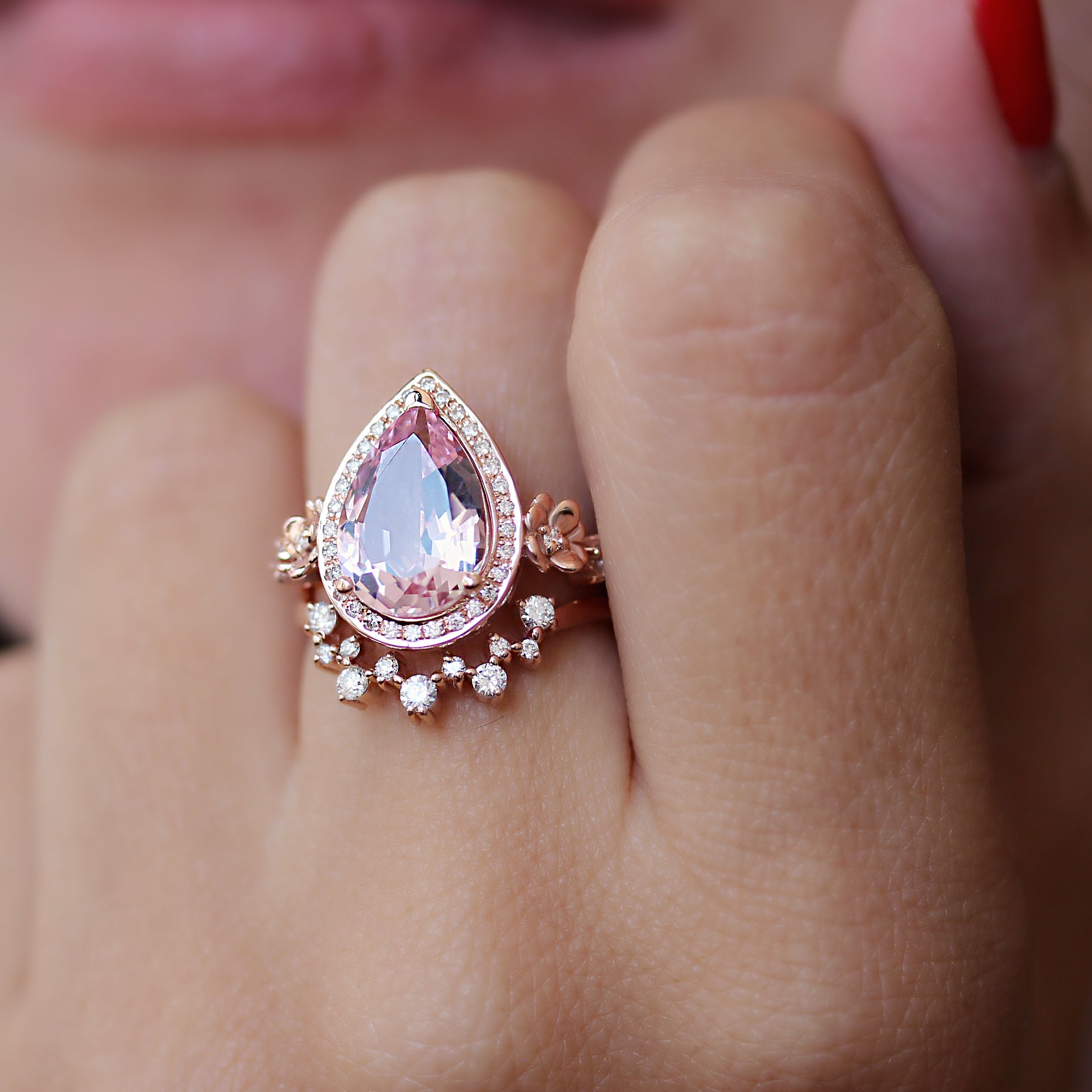 Delicate Diamond Nesting Ring - Viola ♥