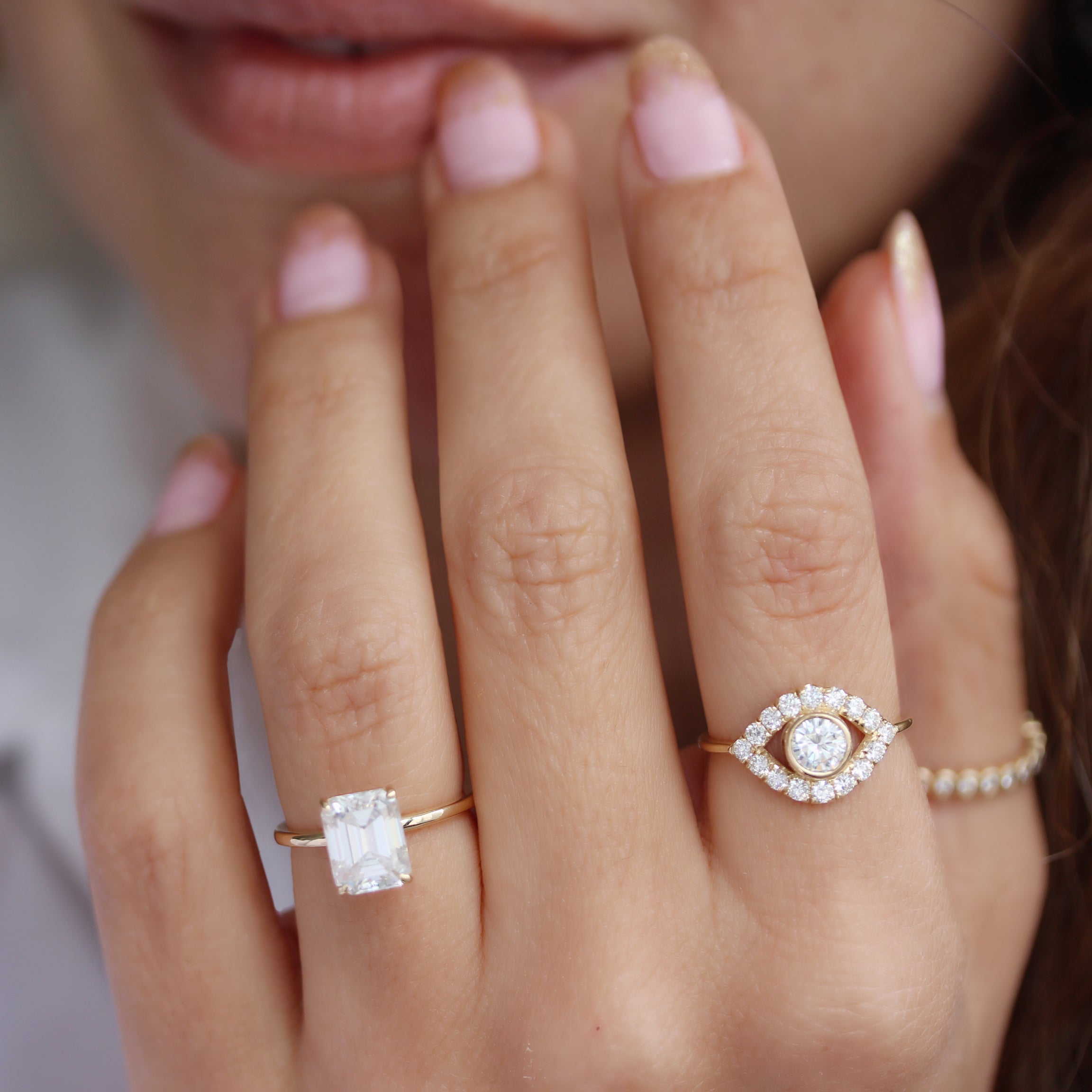 Evil Eye Jumbo Diamond ring