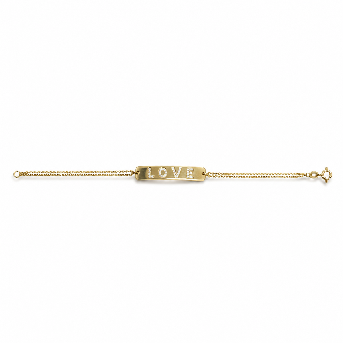 Personalized Name ID Diamond Bracelet