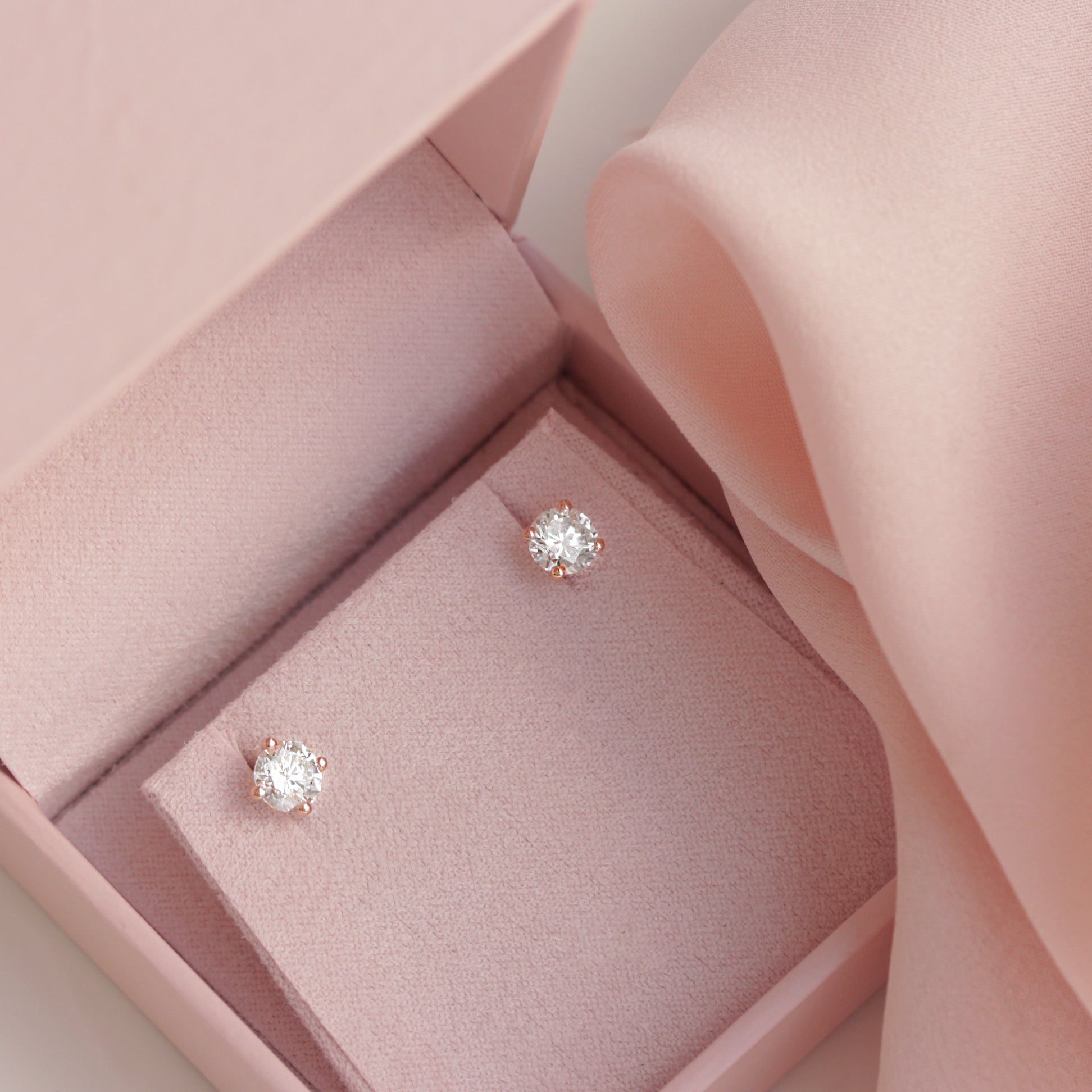 1CT Lab Diamond Martini Stud Earrings Arya GIFT
