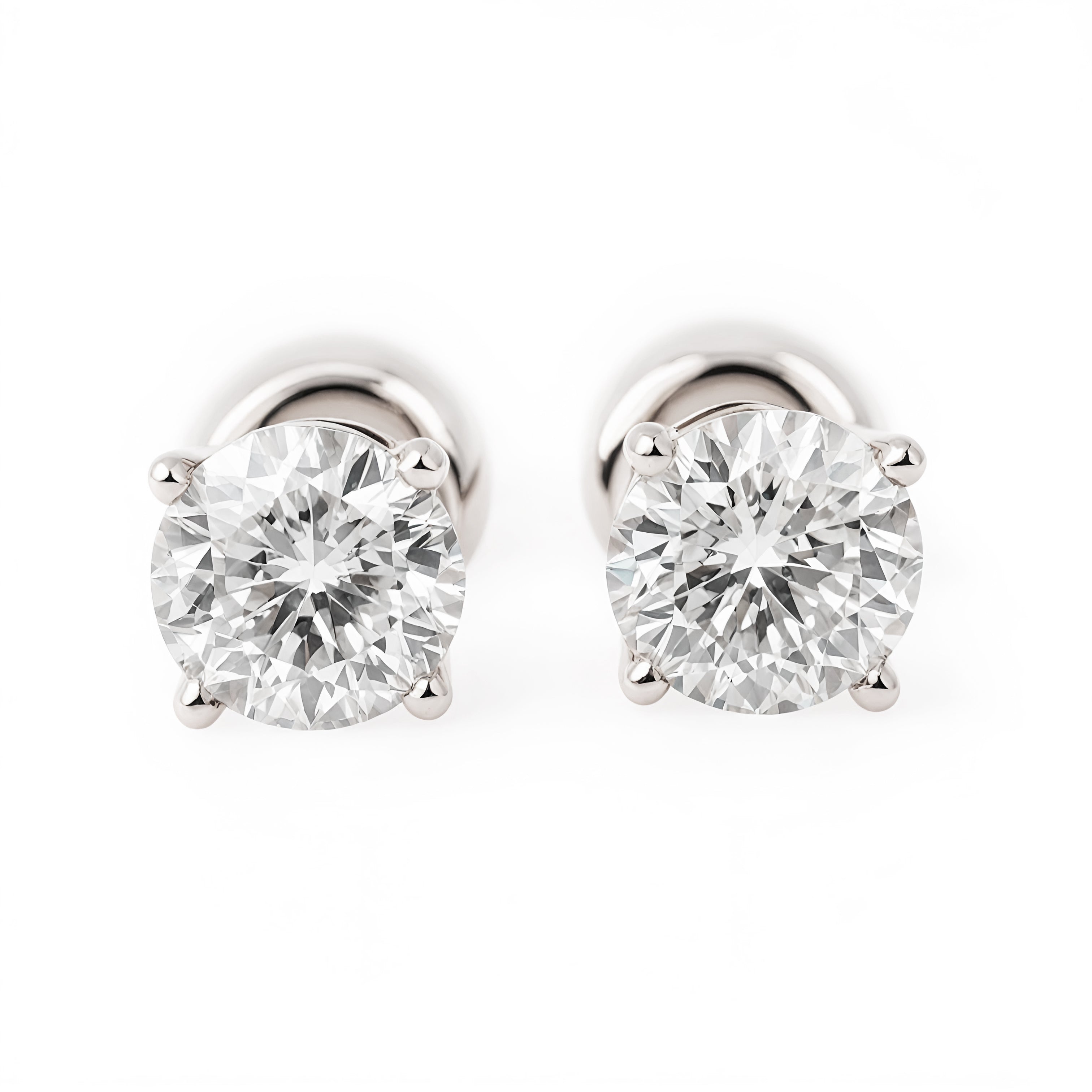 1CT Lab Diamond Martini Stud Earrings Arya GIFT