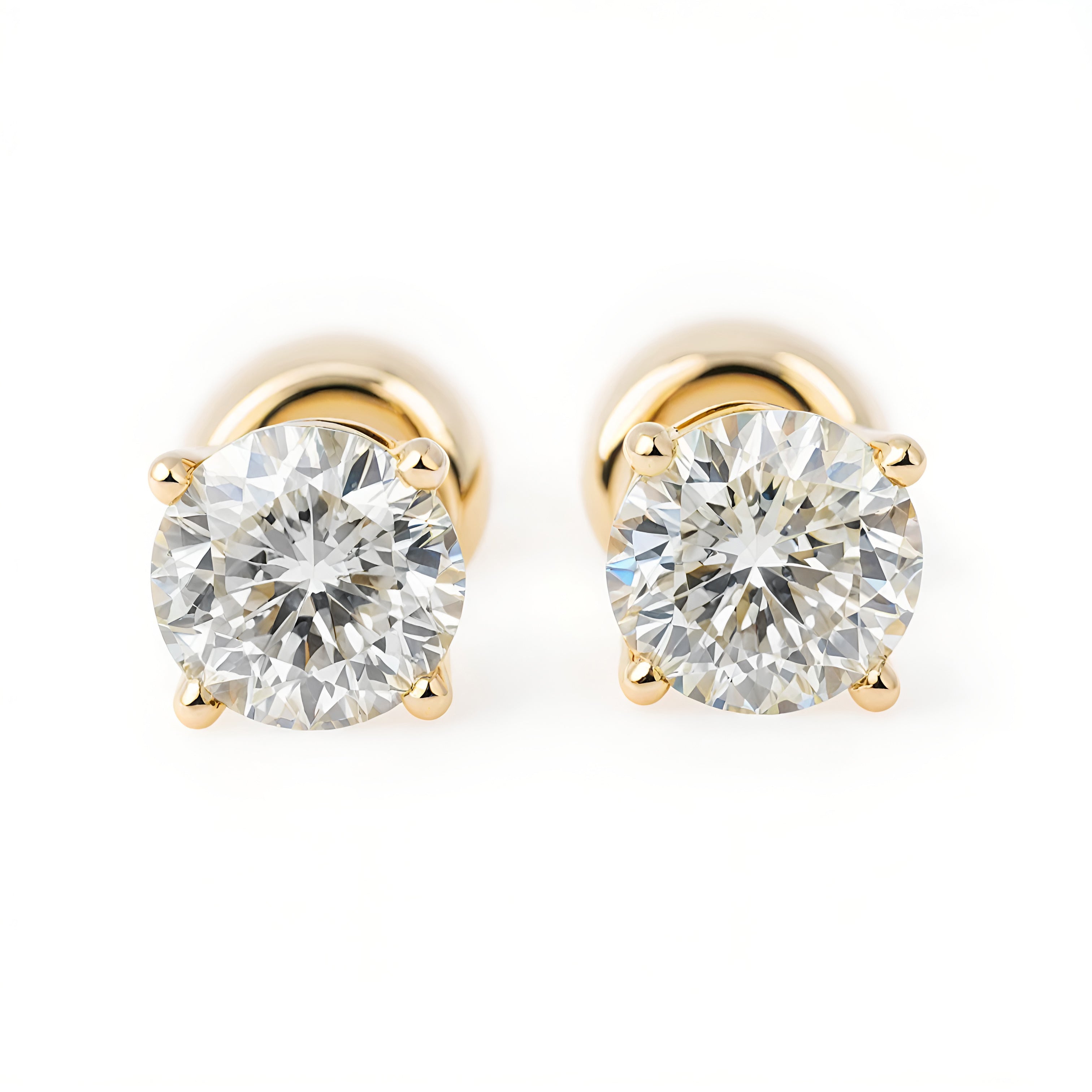 1CT Lab Diamond Martini Stud Earrings Arya GIFT