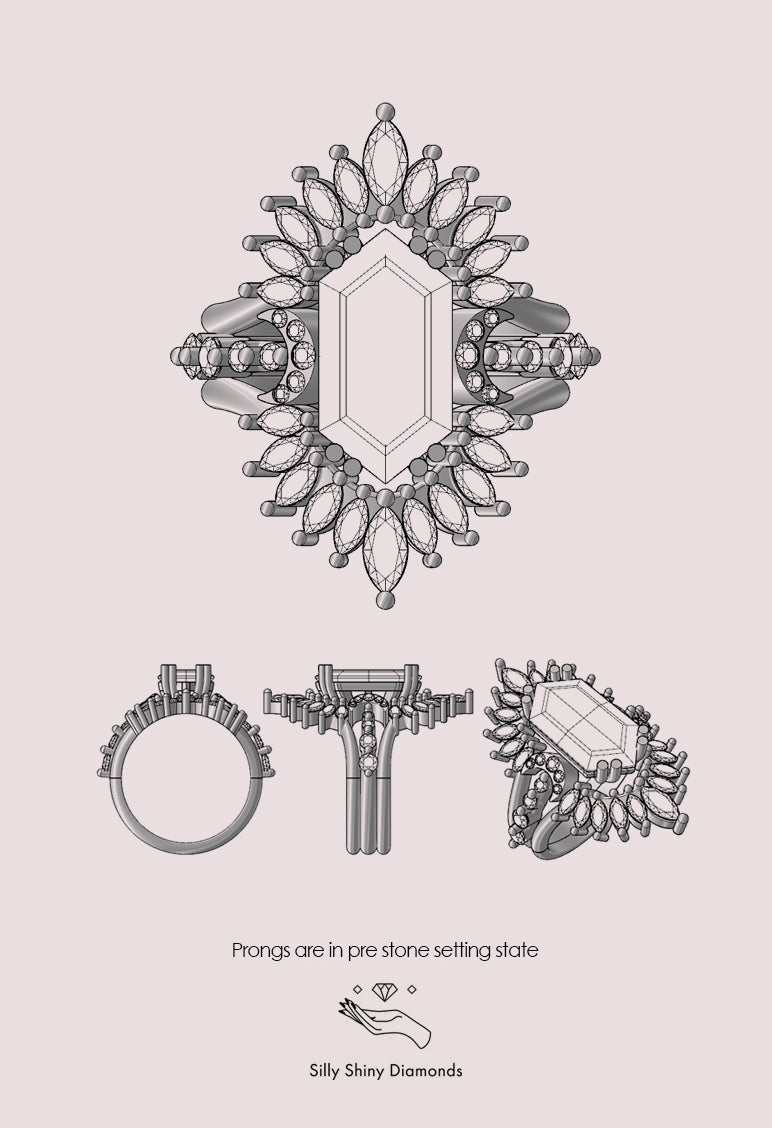 Private link for Michael - Custom order Nesting Rings