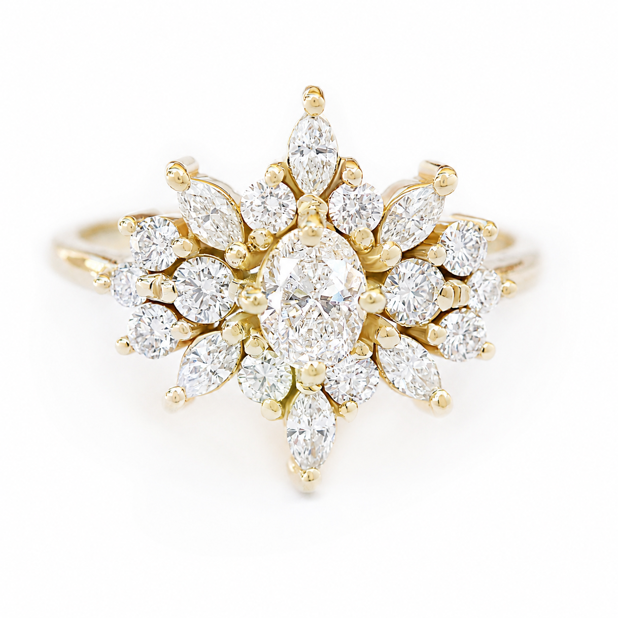 1ct diamond art deco engagement ring, Phoenix ♥
