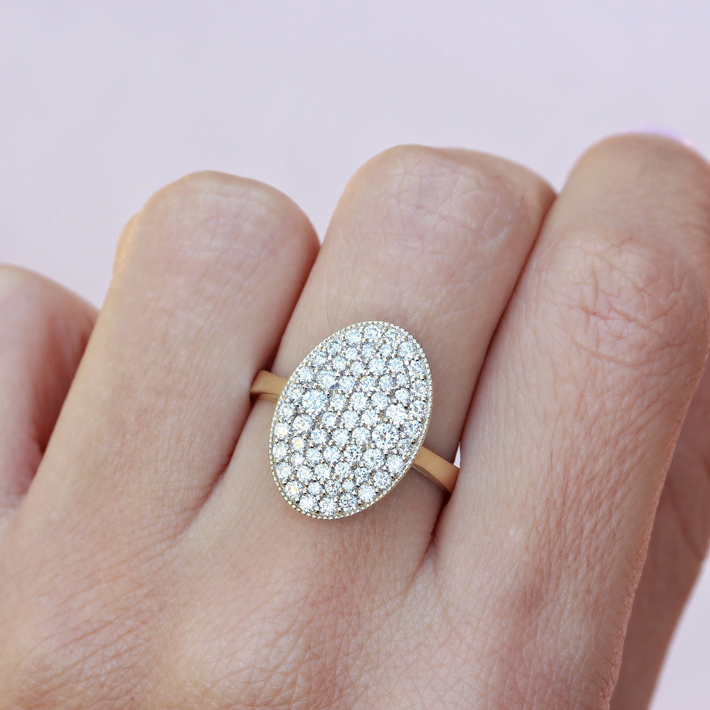 Big Estate ring Size 8 ,14k solid gold ring ,5 carat certified ring. | eBay