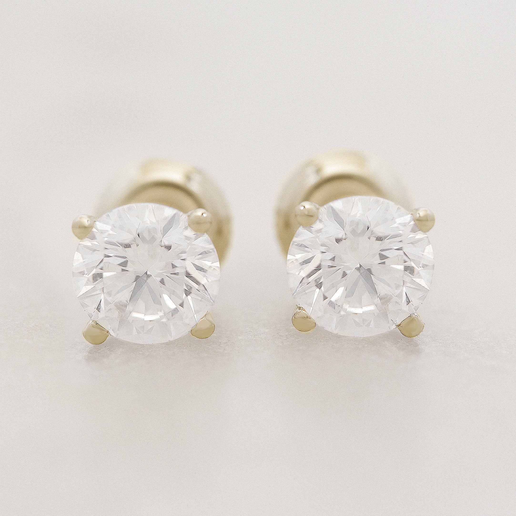 Martini 2 carat Diamond Stud Earrings