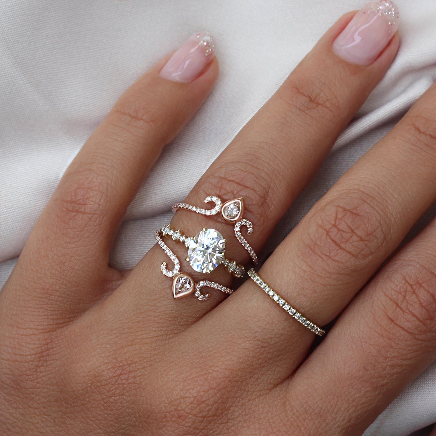 Ring Guard, Diamond & Ring Enhancer "Ariana" sillyshinydiamonds