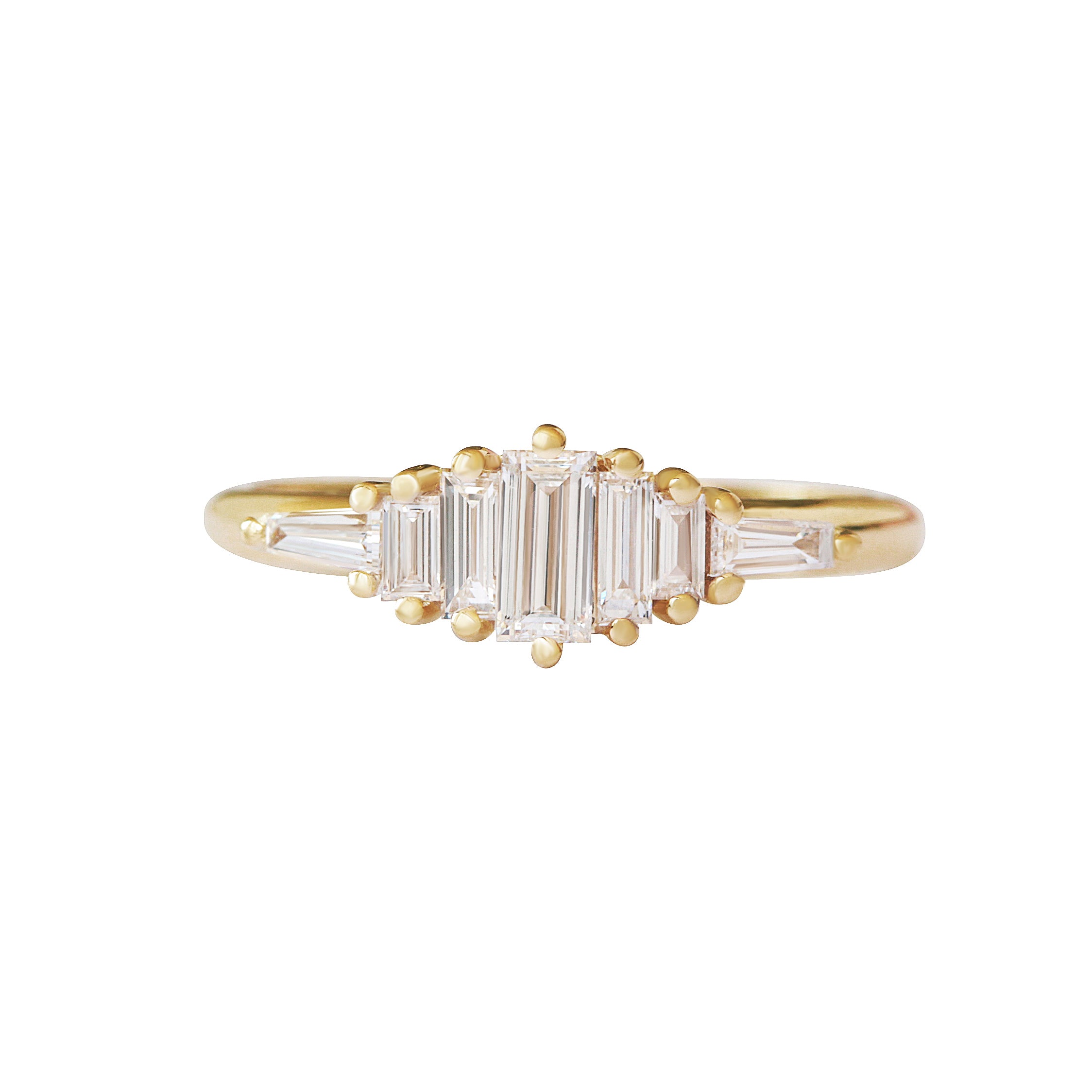 baguette diamond engagement ring