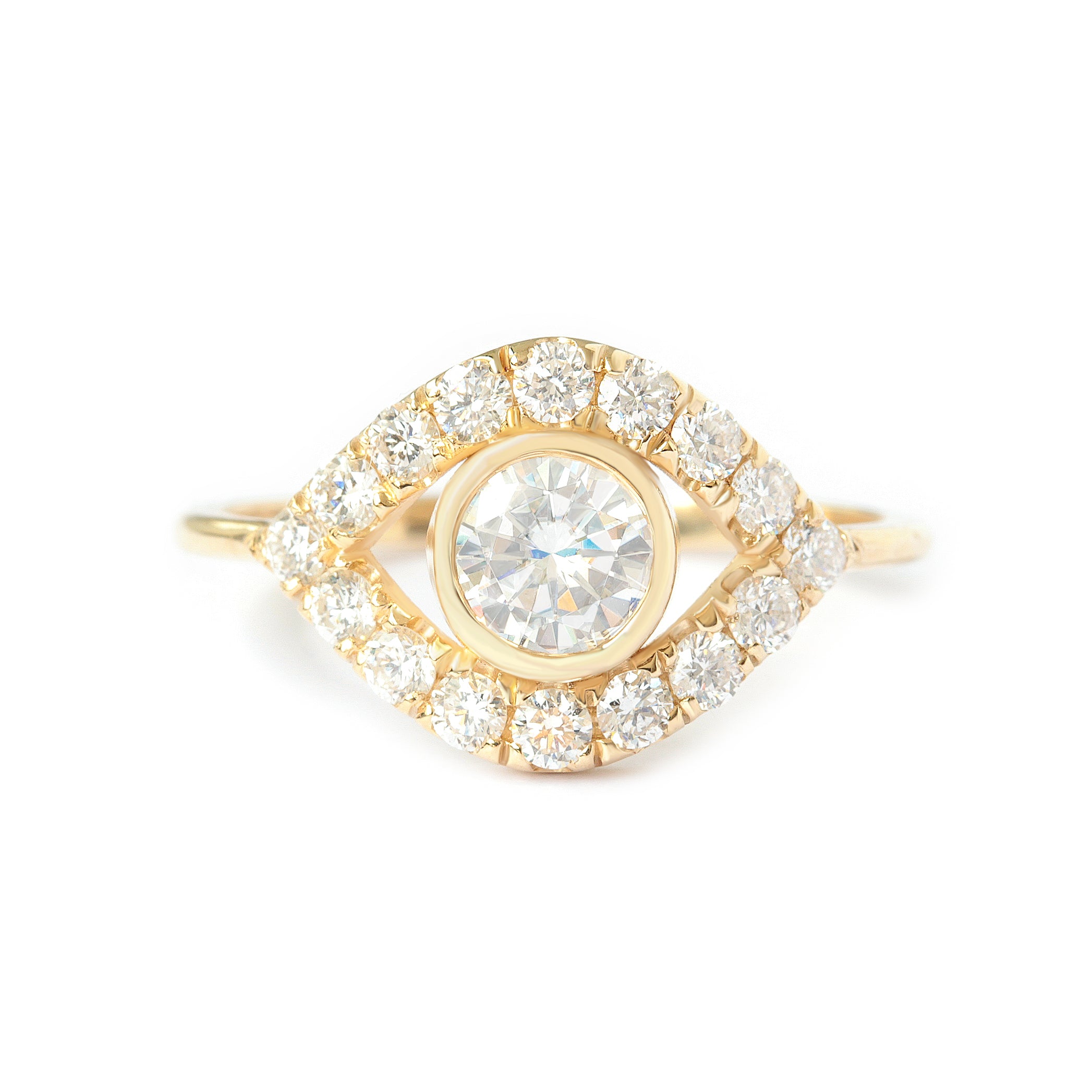 Evil Eye Jumbo Diamond ring