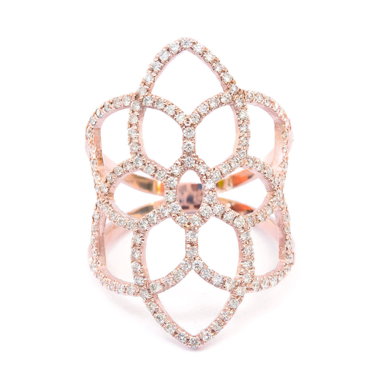 Dream Catcher Lace Diamond Ring - sillyshinydiamonds