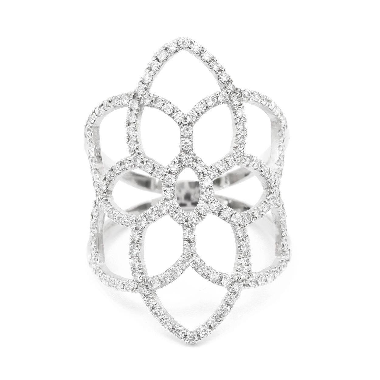 Dream Catcher Lace Diamond Ring - sillyshinydiamonds