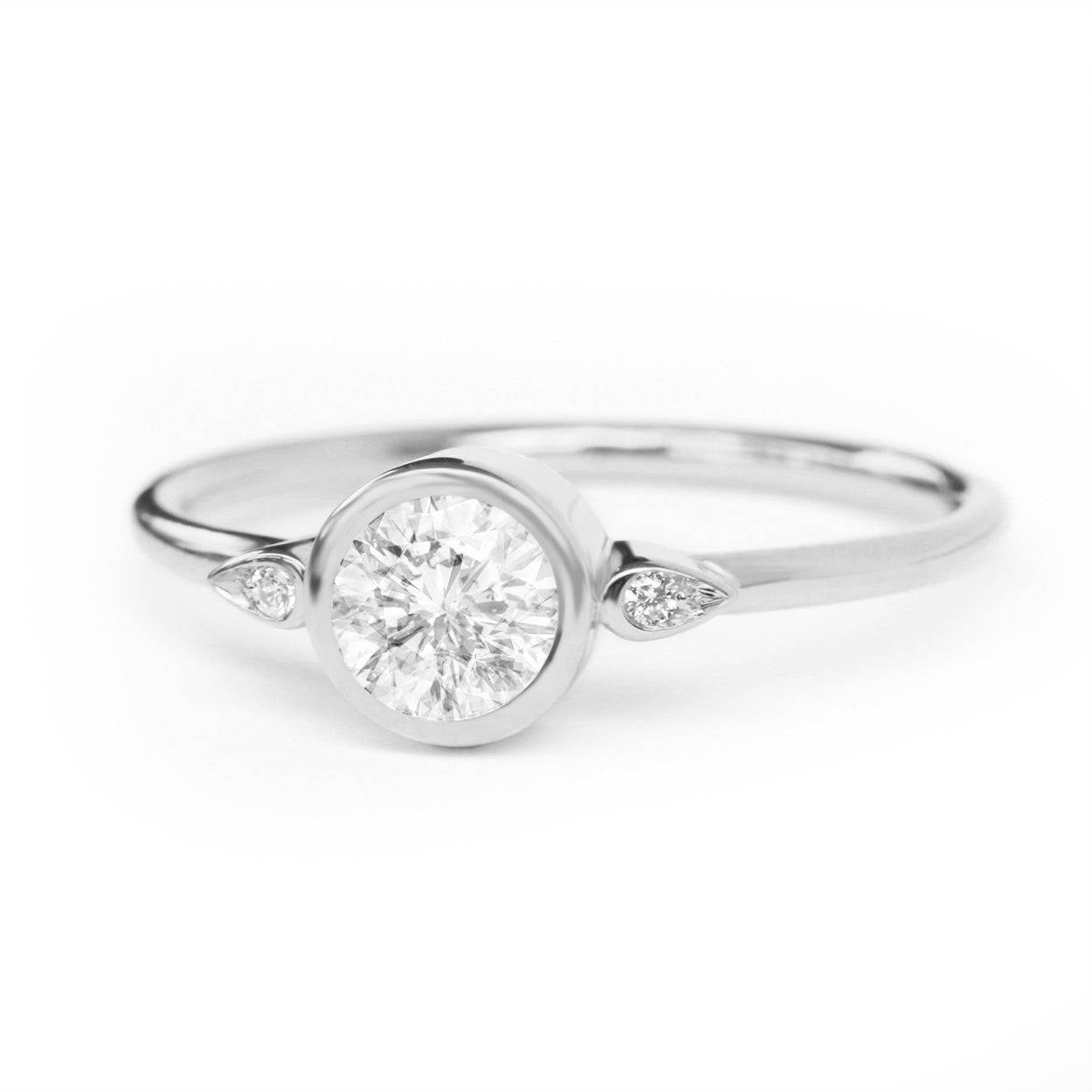 Kiss Plus, Solitaire Diamond Engagement Ring - sillyshinydiamonds